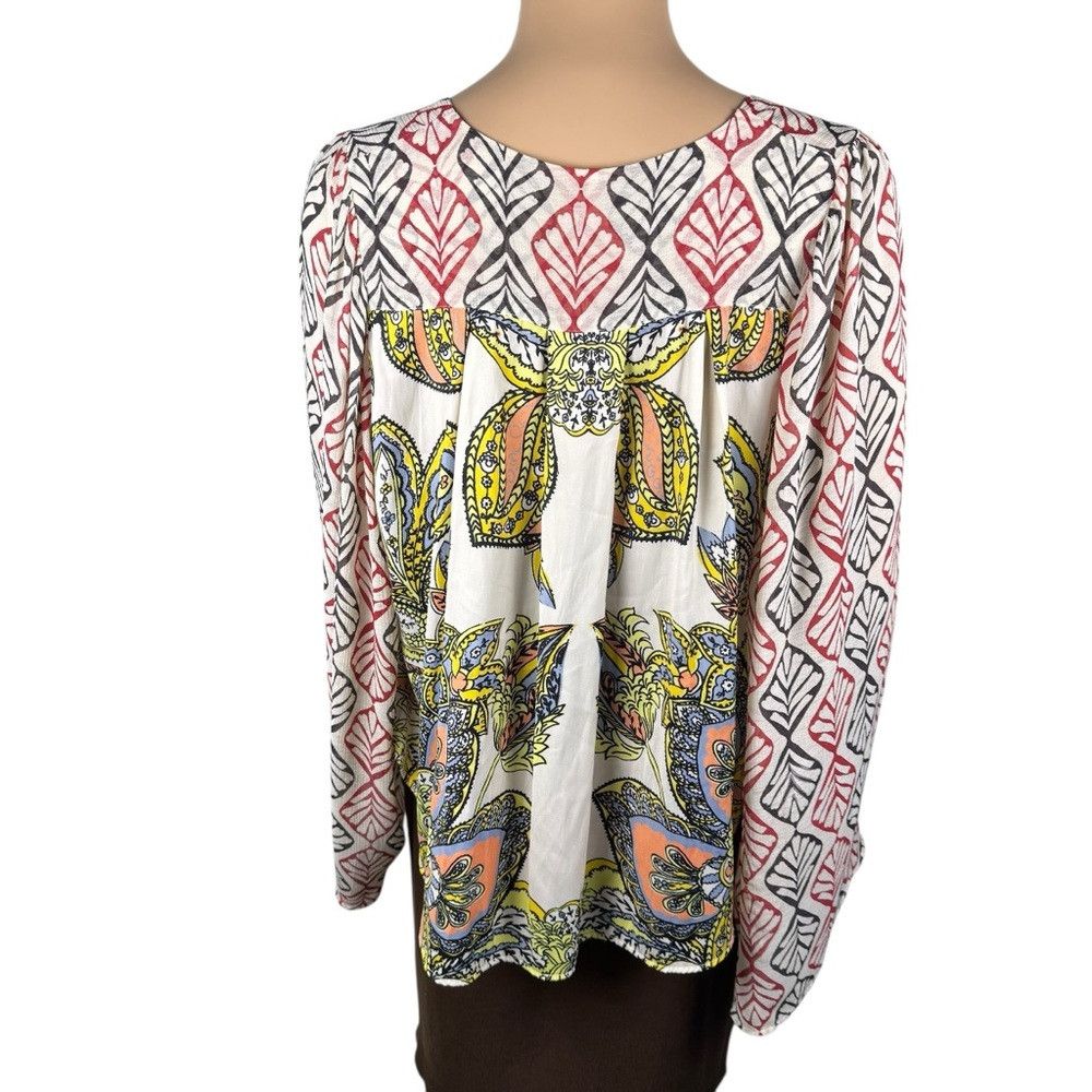 Free People Free People Aleena Printed Long Sleeve Blouse Size S Size S / US 4 / IT 40 - 6 Thumbnail