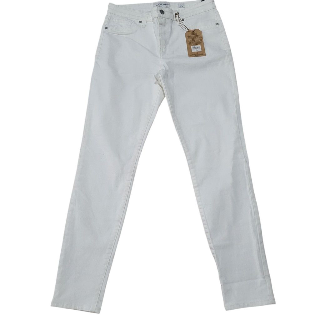 Lucky Brand Lucky Brand Ava Skinny Women's Jeans 8/29 Beige NWT $99 Size 29" - 5 Thumbnail