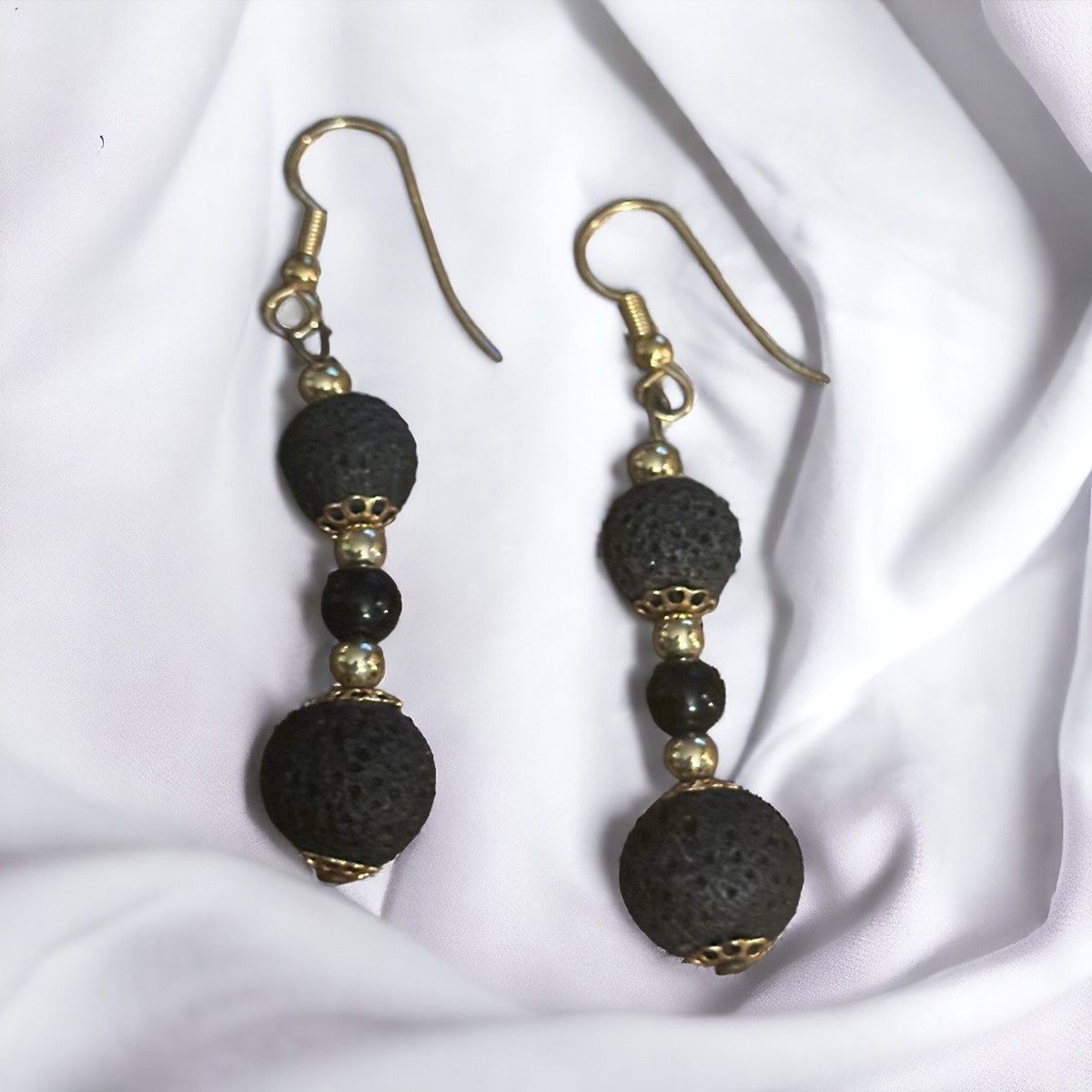 Other Lava stone dangle earrings Size ONE SIZE - 1 Thumbnail