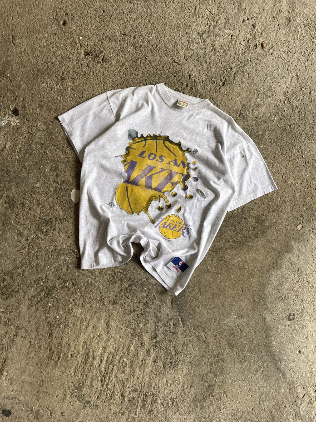 NBA Vintage Nutmeg Los Angeles Lakers nba tee Size US M / EU 48-50 / 2 - 1 Thumbnail
