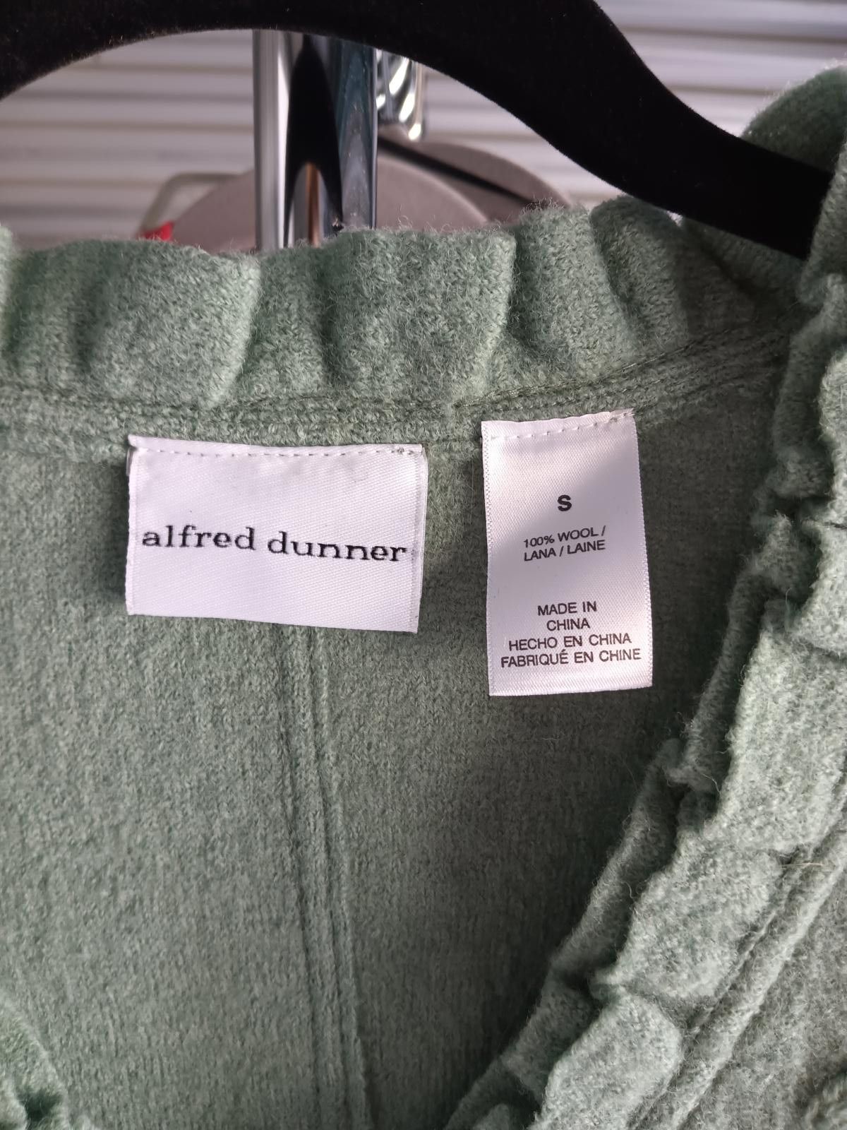 Designer Alfred Dunner Women's Wool Cardigan - Size S Size S / US 4 / IT 40 - 1 Thumbnail