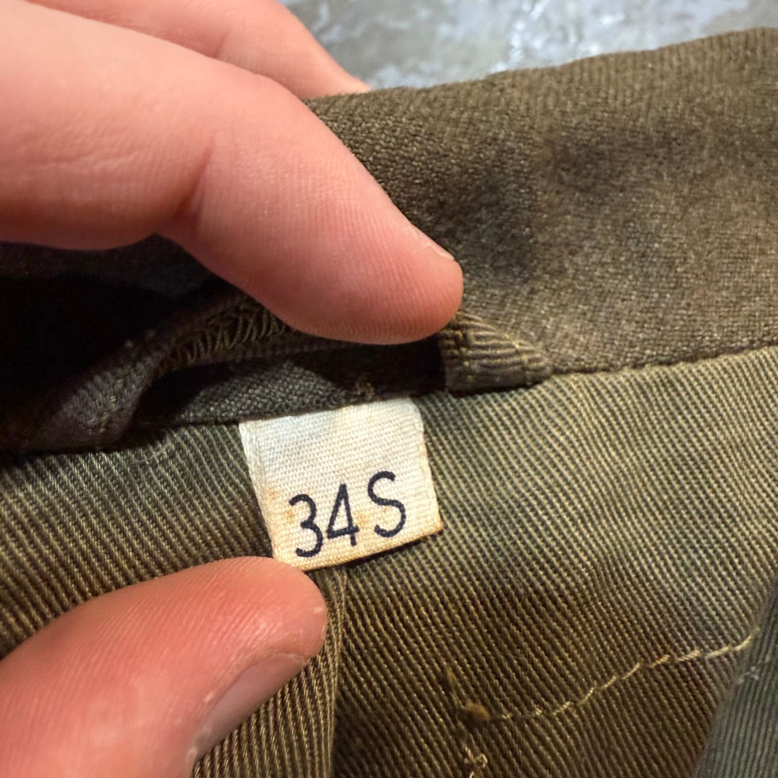 Vintage Vintage 40’s US Army WWII Wool Field Jacket Sz 34S Size US S / EU 44-46 / 1 - 3 Thumbnail