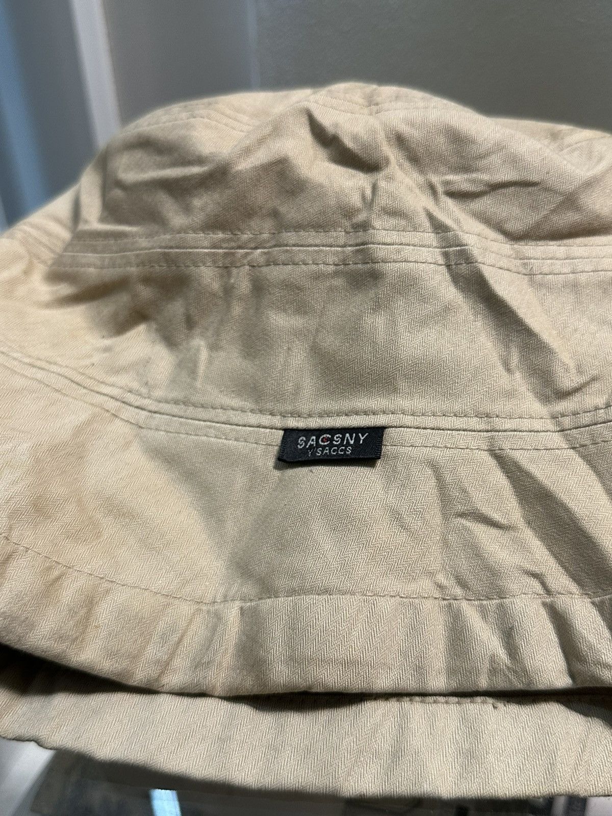 Vintage × Yohji Yamamoto Yohji Yamamoto Y’Saccs Sacsny Bucket Hat Size ONE SIZE - 5 Thumbnail