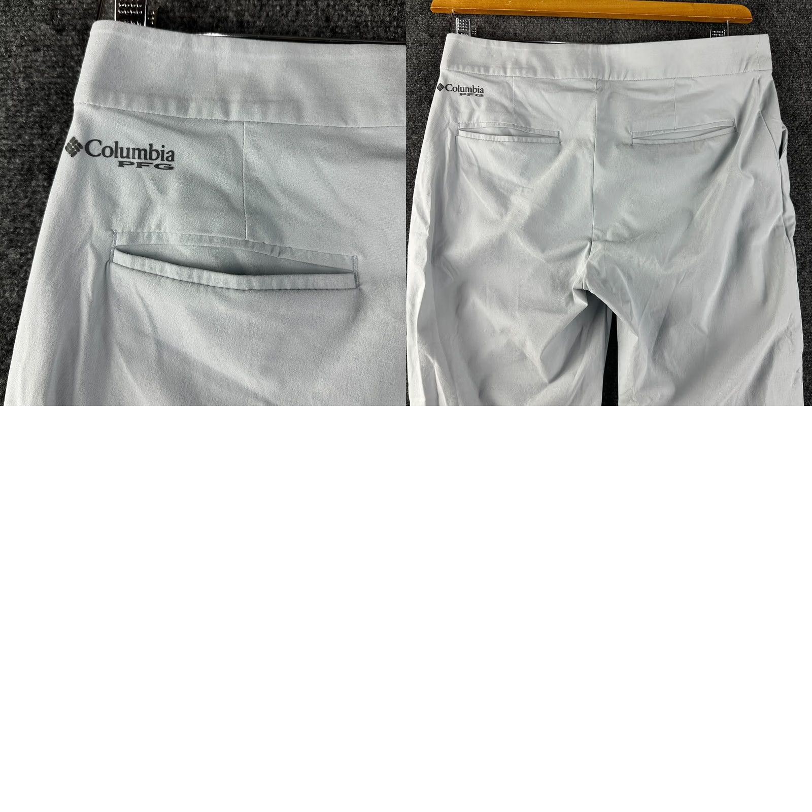Vintage Columbia PFG Pants Womens 8 Gray Stretch Flat Front Zip Fly Pockets Fishing Gear Pants Size 30" / US 8 / IT 44 - 8 Thumbnail