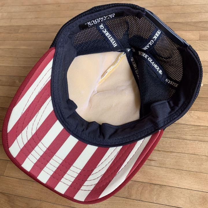 Hysteric Glamour USA American Flag Hot Sexy Girl trucker hat cap Asap Rocky Size ONE SIZE - 2 Thumbnail