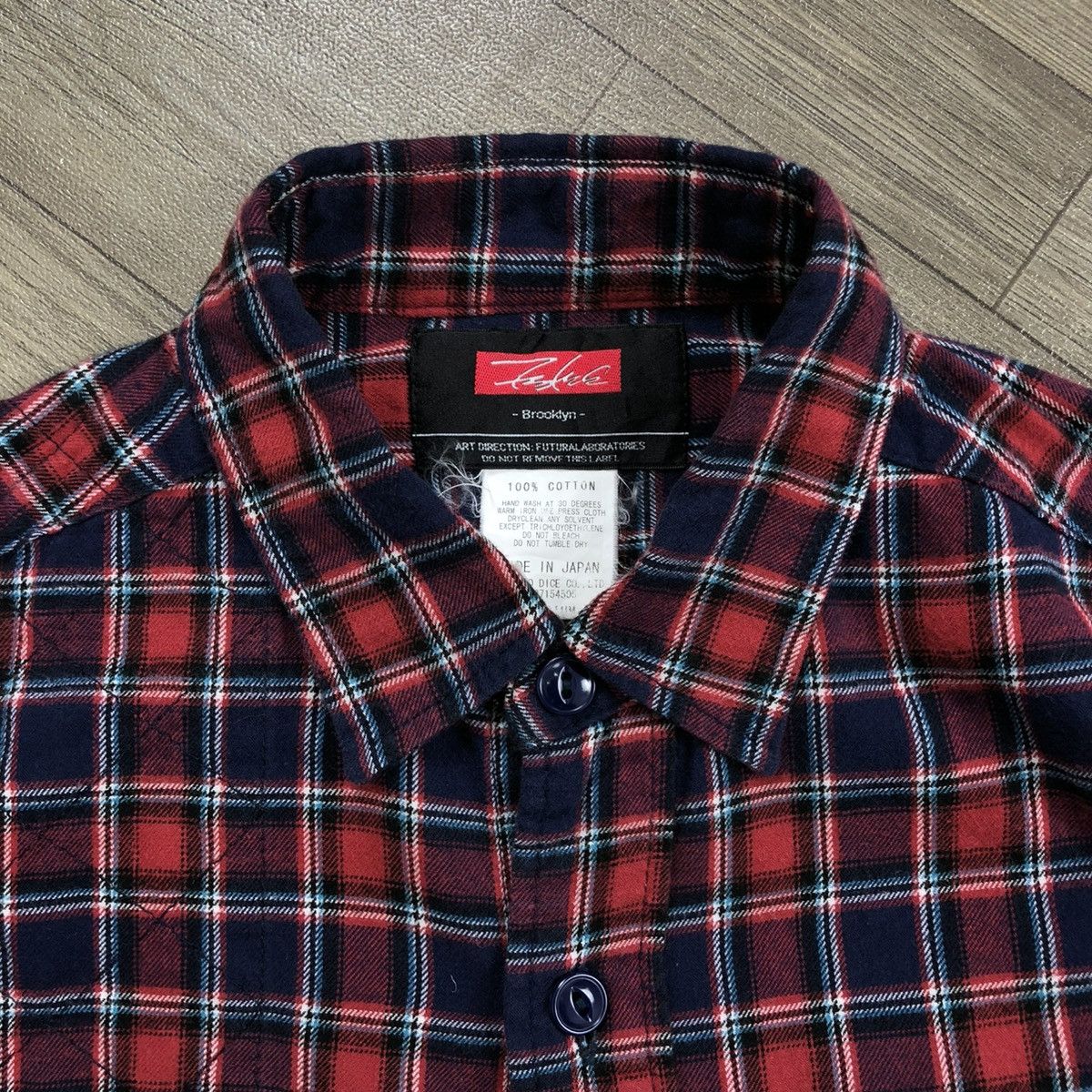 Futura 2000s Futura Laboratories Red Tartan Flannel Shirt Size US M / EU 48-50 / 2 - 5 Thumbnail