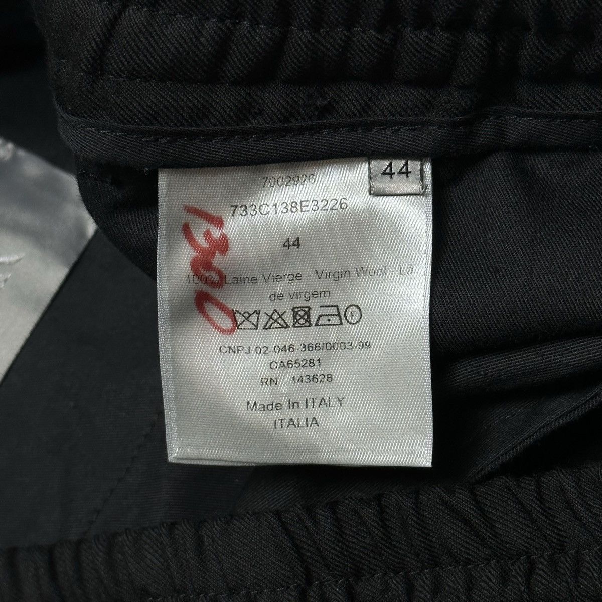 Dior Dior Wool Pleated Zipper Pants Hedi Slimane Era Size US 30 / EU 46 - 8 Thumbnail