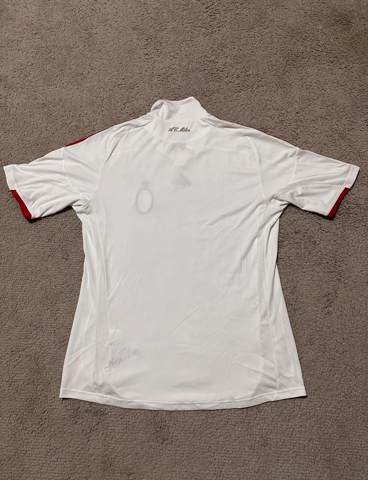Adidas Adidas AC Milan 2009/10 Away Sample Football Soccer Jersey Size US L / EU 52-54 / 3 - 7 Thumbnail