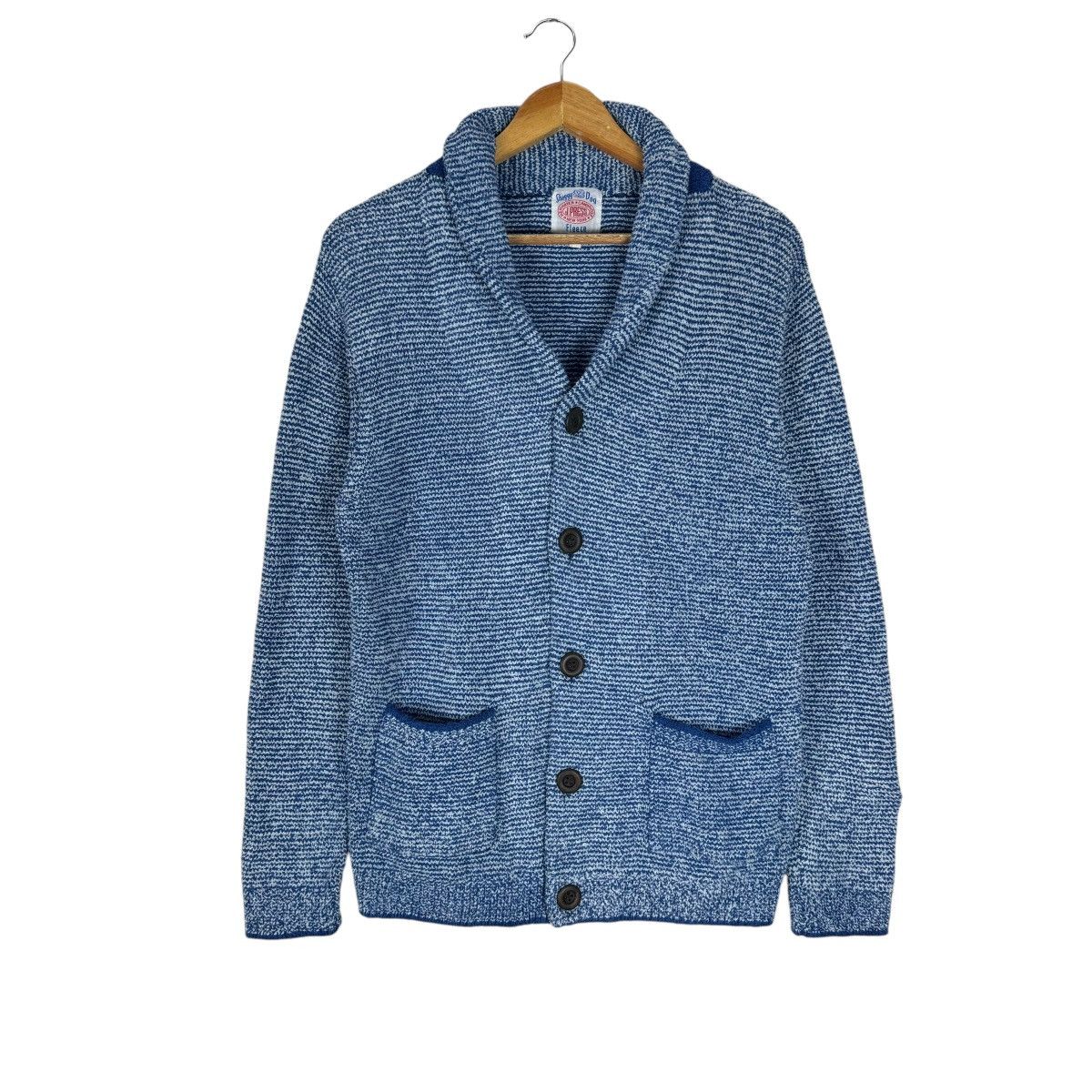 ☀️J PRESS SHAGGY DOG FLEECE CARDIGAN BUTTON JACKET