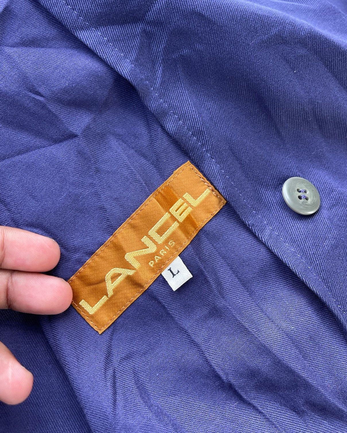 Lancel 🔥Vintage Lancel Paris Embroidered Logo Jacket Size US L / EU 52-54 / 3 - 12 Thumbnail