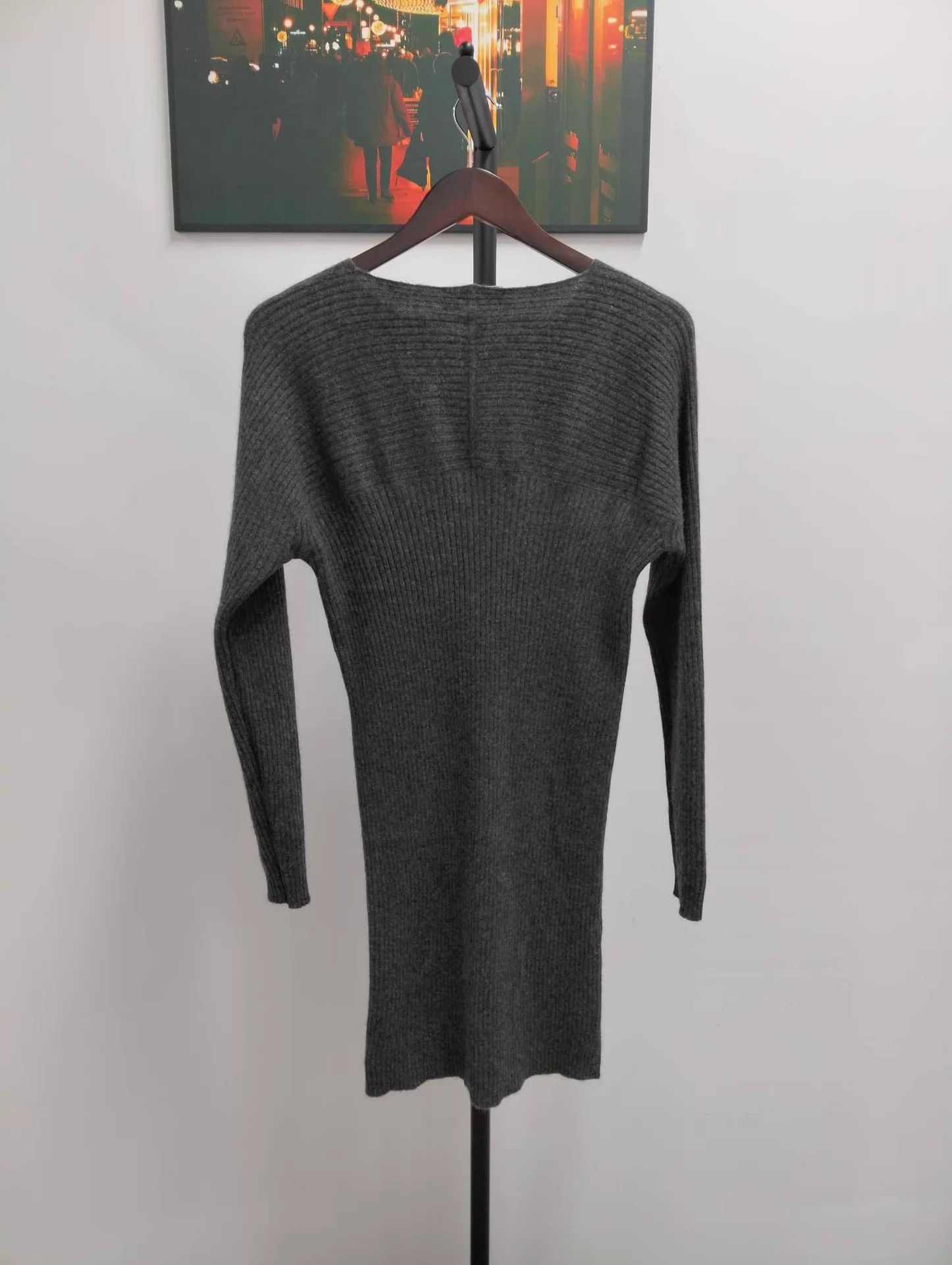 Brunello Cucinelli Brunello Cucinelli Gray Cashmere Crewneck Top 36 Size S / US 4 / IT 40 - 2 Thumbnail