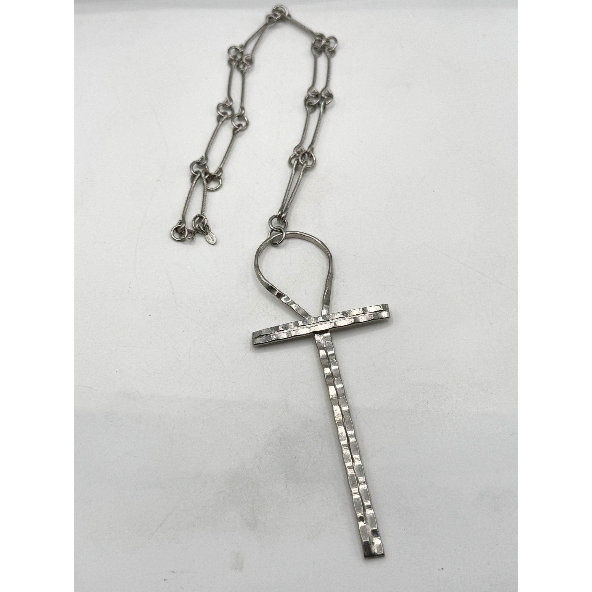Vintage Vintage Celebrity NY Big Pharaoh Large Ankh 70s Pendant Neck Size ONE SIZE - 4 Thumbnail