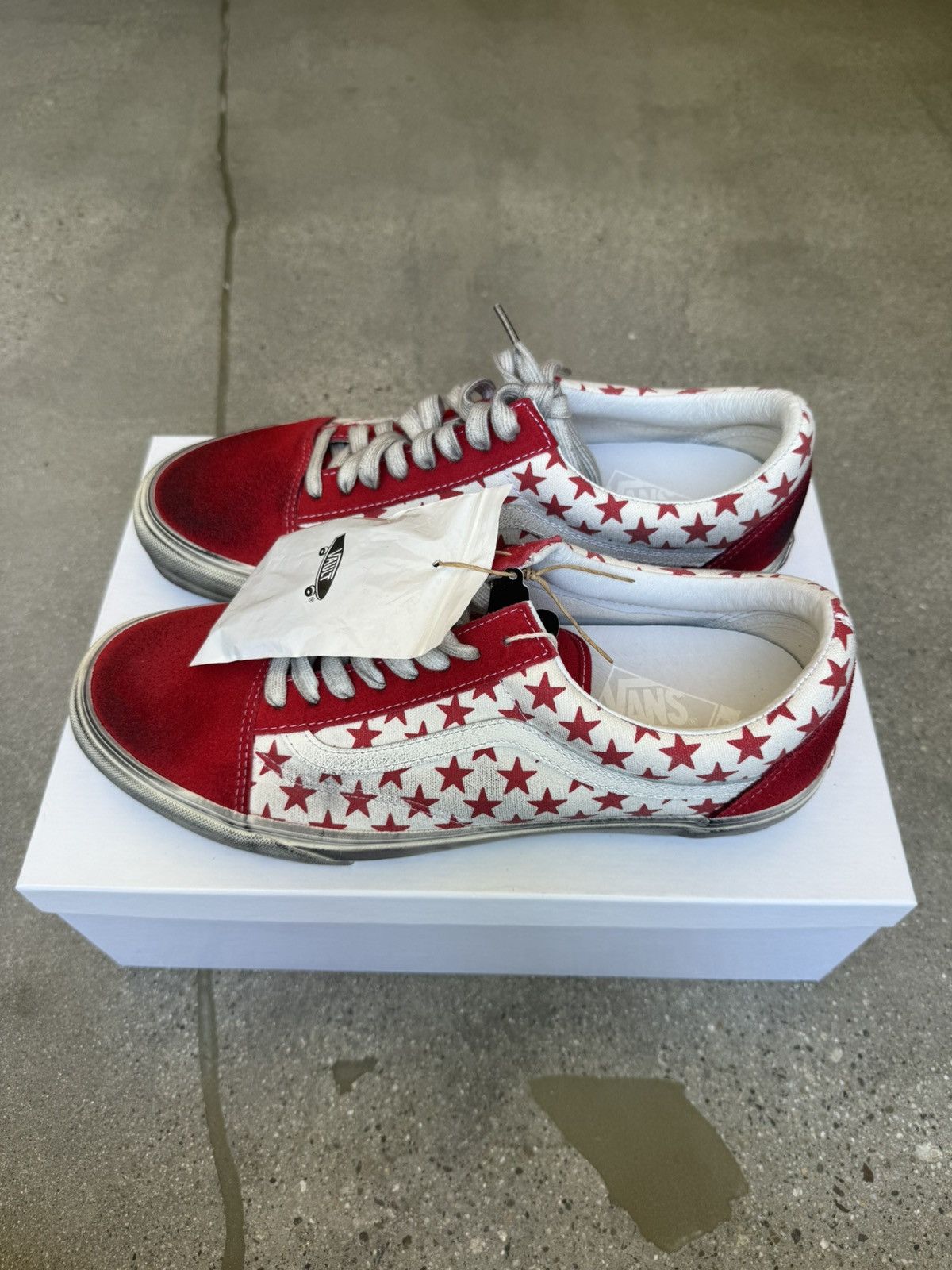 BIANCA CHANDON × Vans VANS BIANCO CHANDON DISTRESSED VANS Size US 12 / EU 45 - 2 Thumbnail