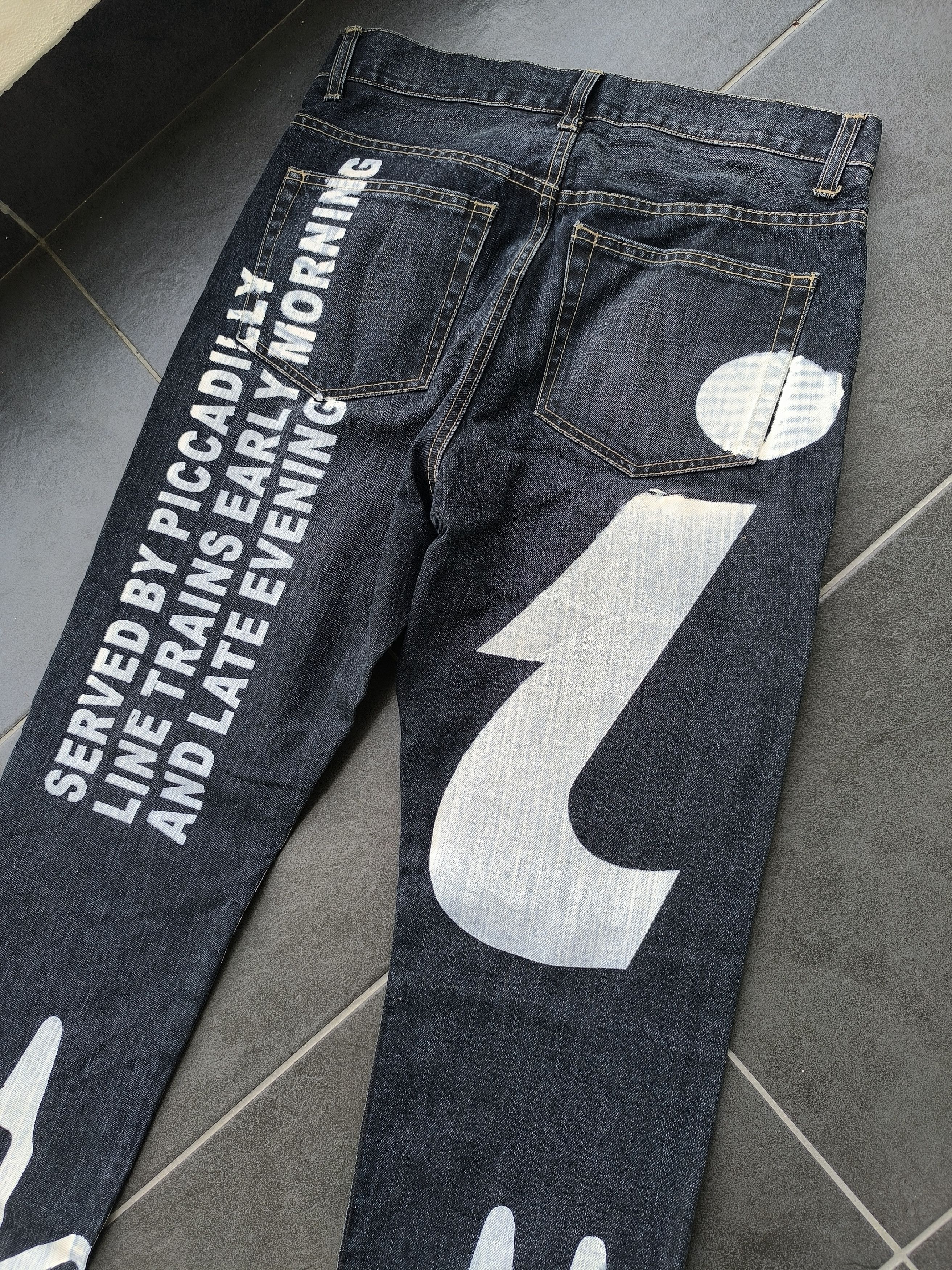 Japanese Brand × PPFM RARE PPFM PAINTED JEANS Size US 32 / EU 48 - 8 Thumbnail