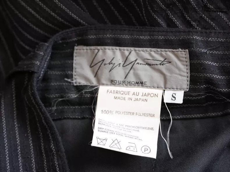 Yohji Yamamoto Yohji Yamamoto Yohji Yamamoto Striped Pants with Embroider Size US 26 / EU 42 - 6 Thumbnail