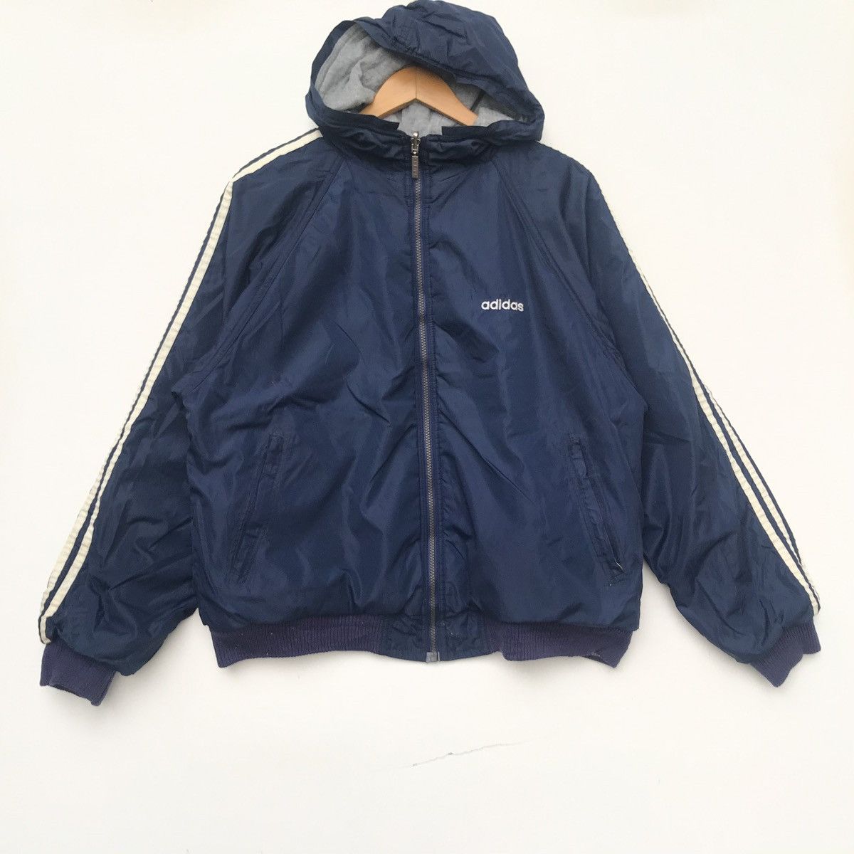Adidas × Vintage Vintage Hoodie Adidas Size US M / EU 48-50 / 2 - 7 Thumbnail