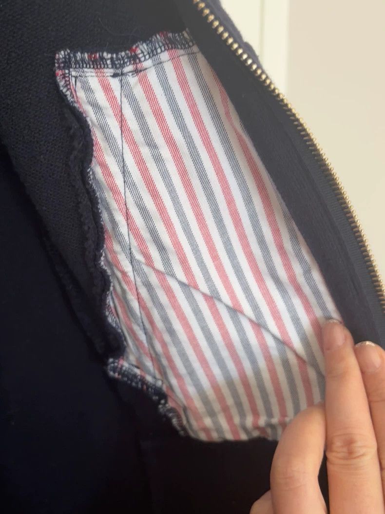 Thom Browne Thom Browne Blue zippered hoodie Size US XS / EU 42 / 0 - 6 Thumbnail
