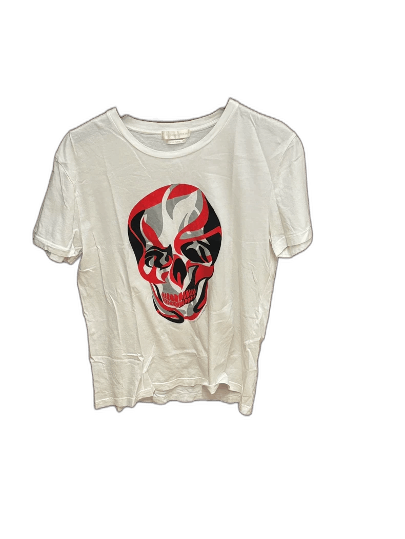Alexander McQueen Skull Print Short Sleeve Shirt