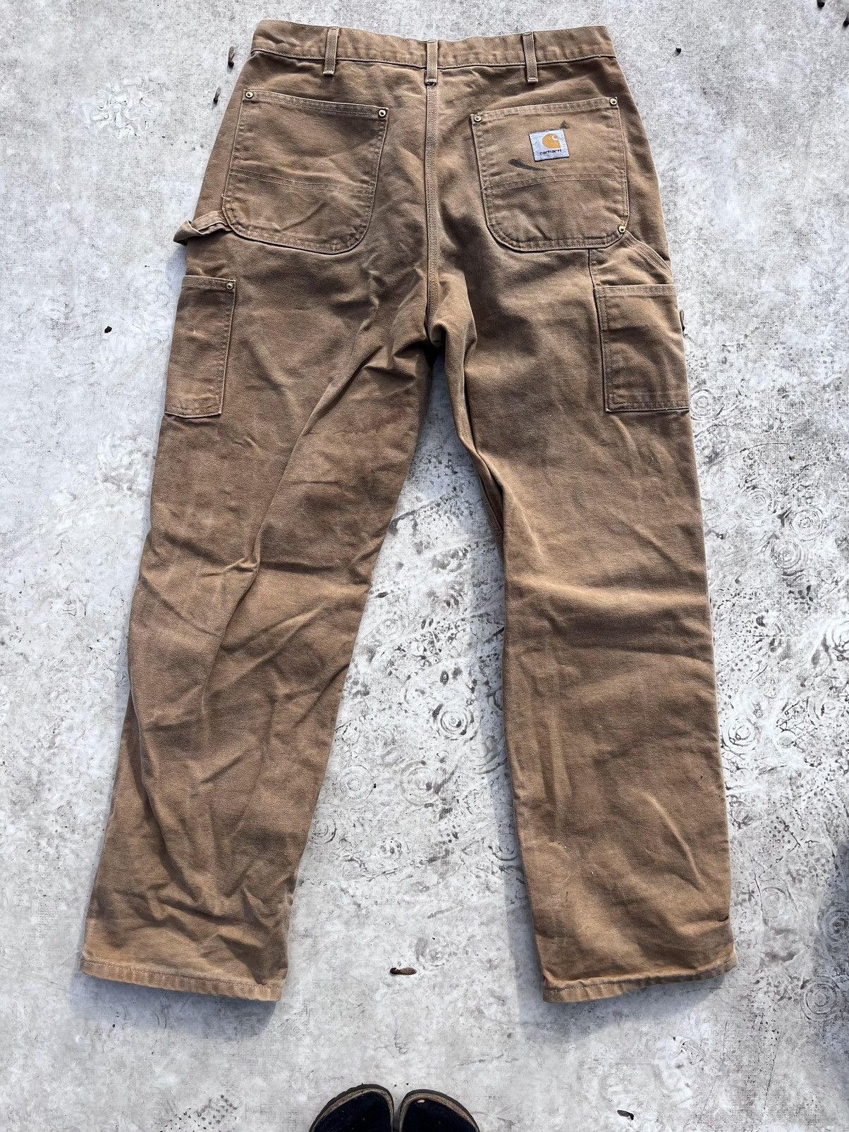 image of Vintage Carhartt Double Knee in Tan, Men's (Size 34)