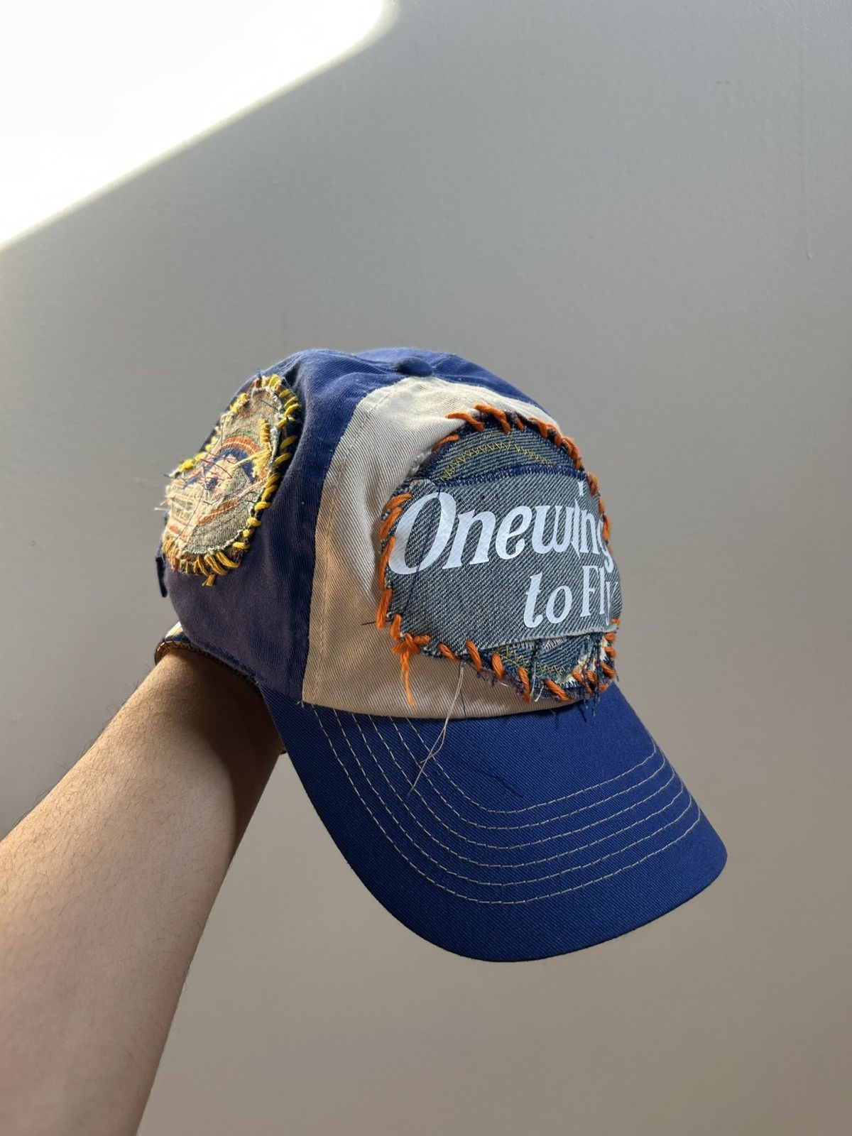Other 1 of 1 Custom Baseball Cap with Patchwork Size ONE SIZE - 2 Thumbnail