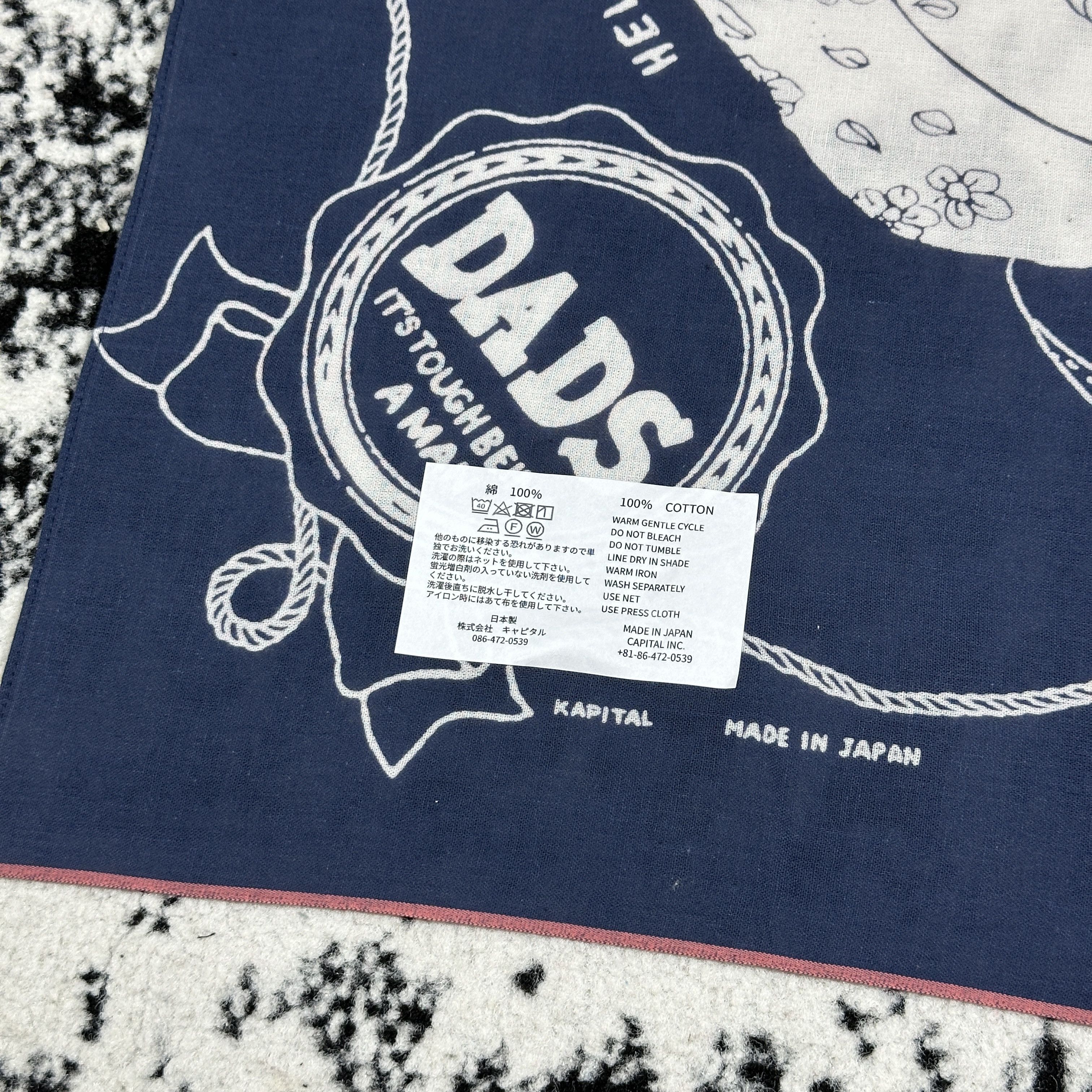 Kapital Kountry KAPITAL PRINTED SELVEDGE COTTON BANDANA Size ONE SIZE - 2 Thumbnail