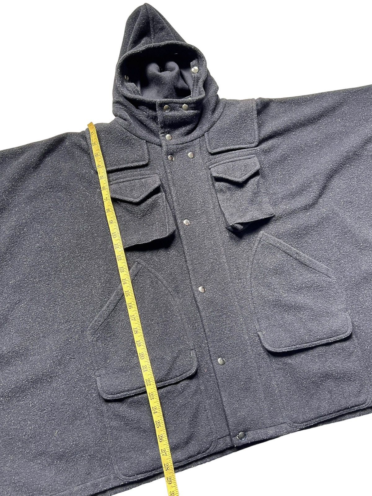 CABANE de ZUCCa 1990 Zucca Tactical Bat Wing Wool Jacket Size US M / EU 48-50 / 2 - 15 Thumbnail