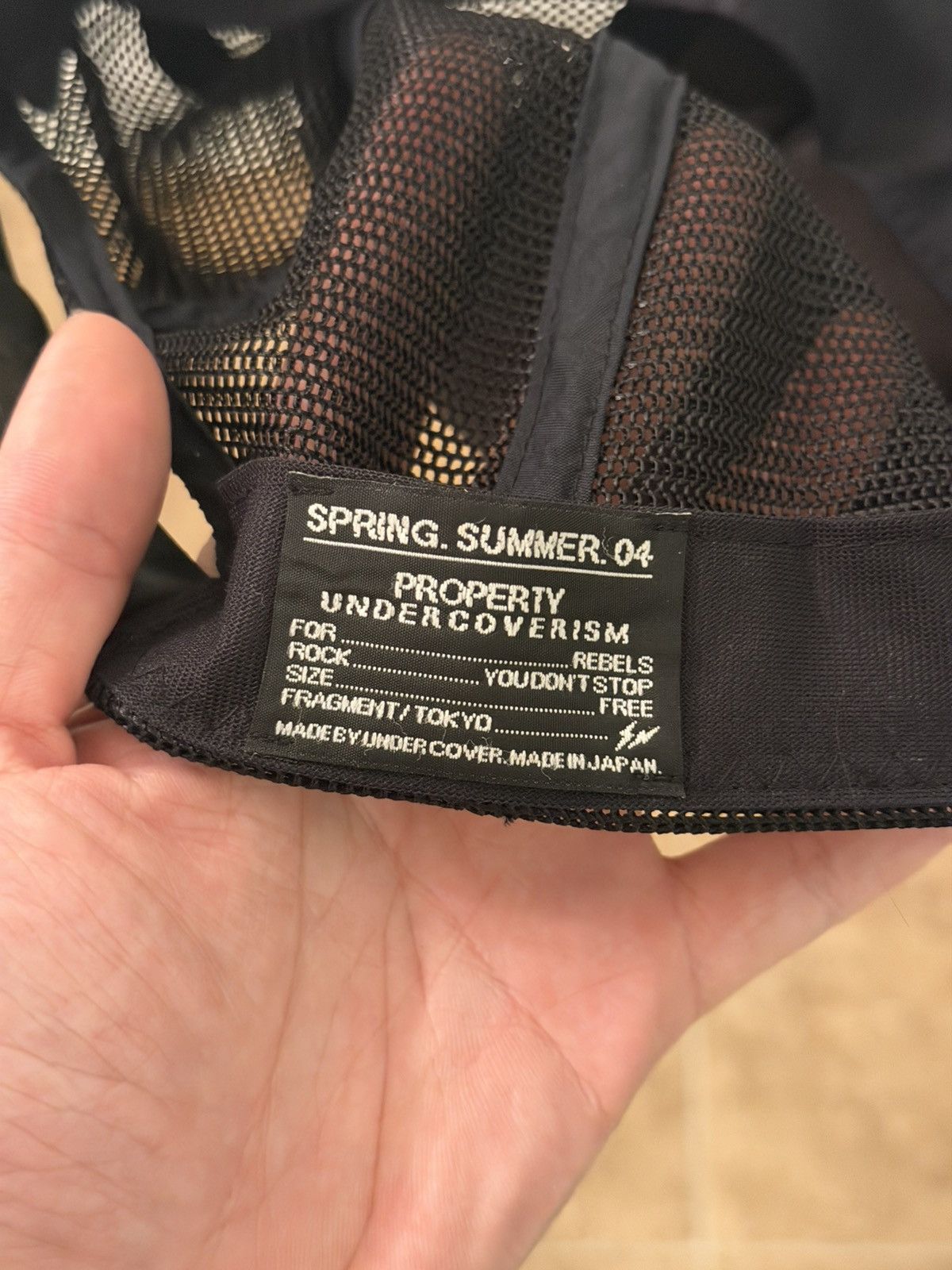 Fragment Design × Undercover Fragment Design Undercover ism Hats Mesh Cap Rock 04ss Size ONE SIZE - 5 Thumbnail
