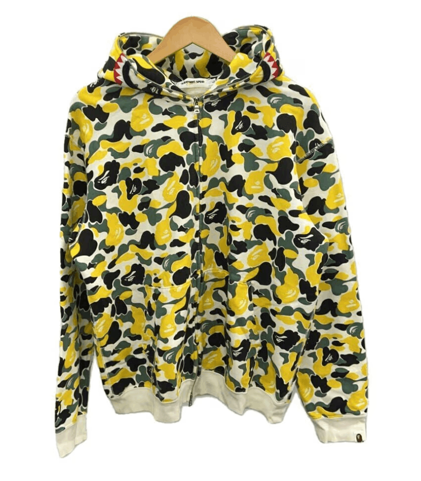 Bape Bape Osaka Limited Multi Camo Shark Zip Hoodie Size US L / EU 52-54 / 3 - 1 Thumbnail