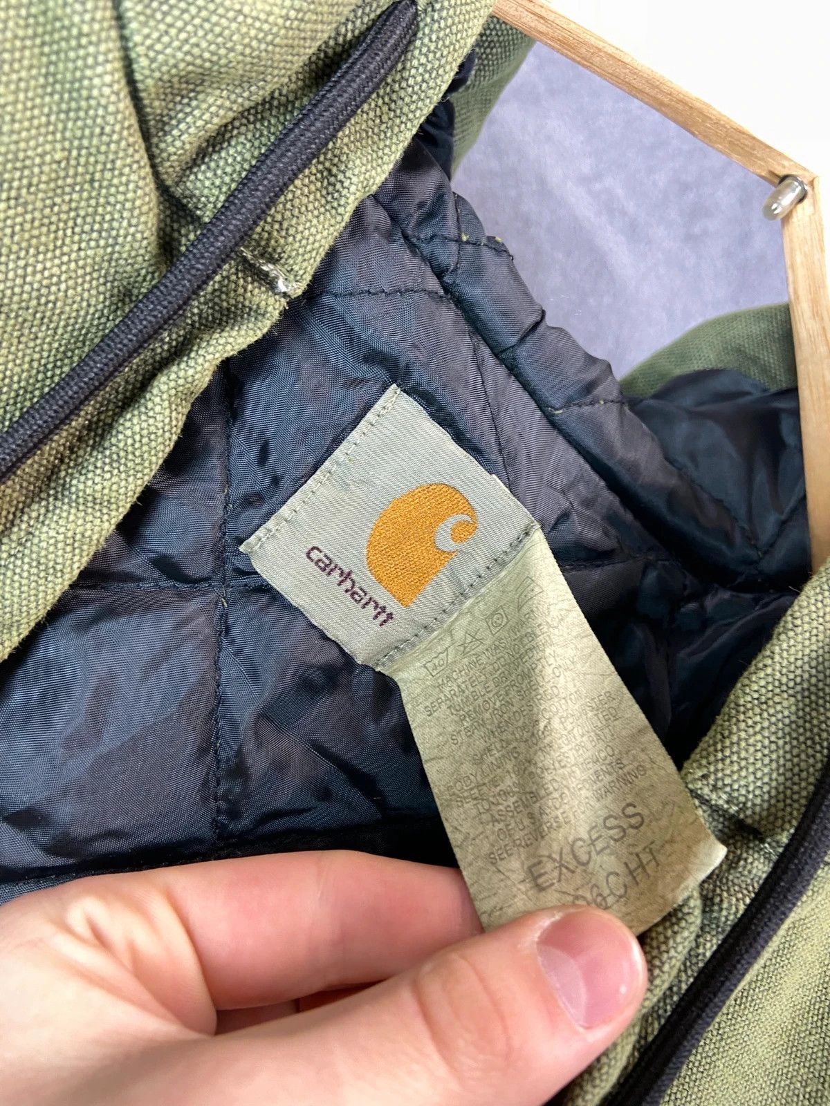 Carhartt Vintage Carhartt Dark Green Jacket Size S Size US S / EU 44-46 / 1 - 4 Thumbnail