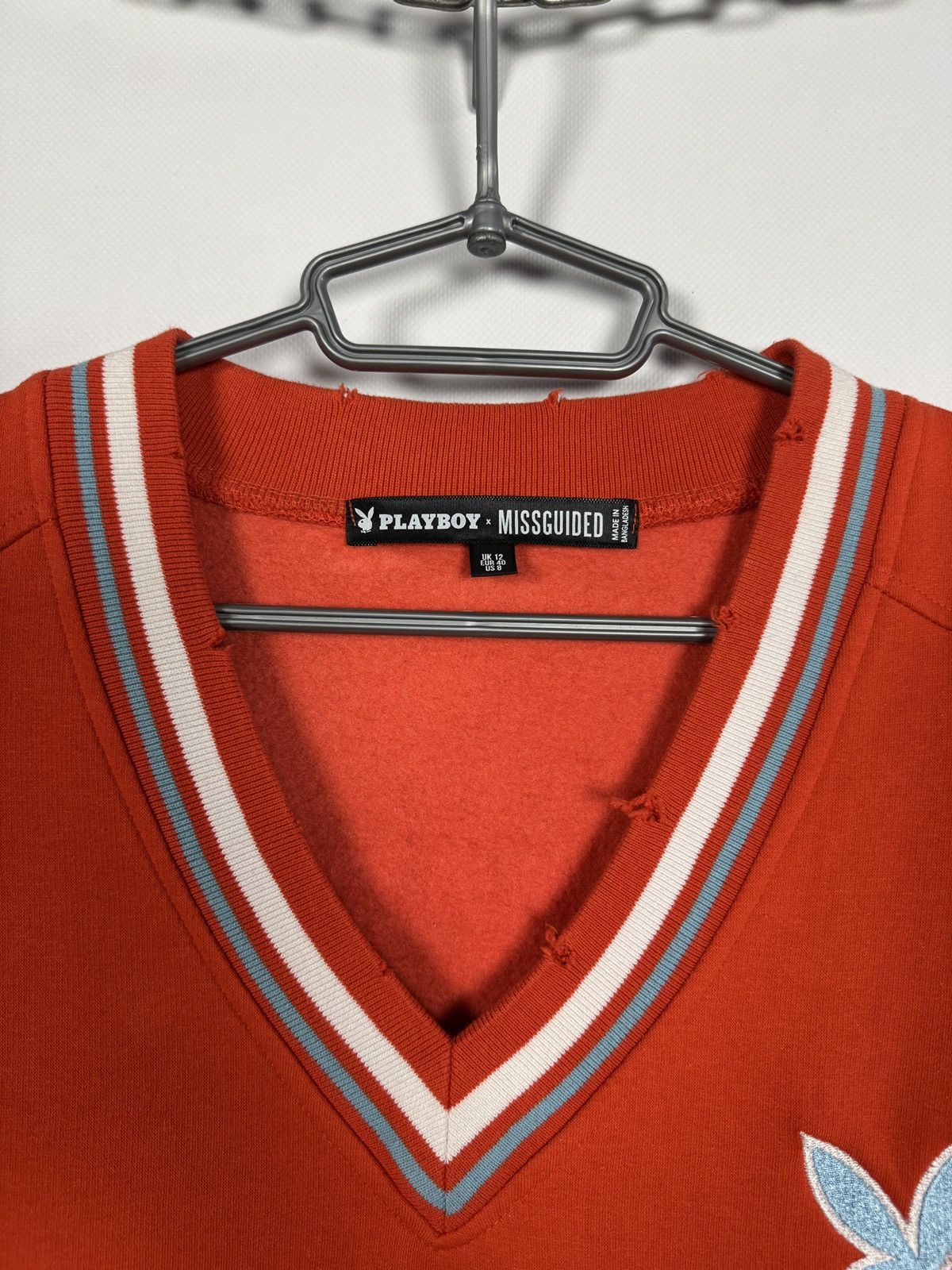Playboy Playboy x Missguided 53 Logo Short Sleeve Sweatshirt Top Size M / US 6-8 / IT 42-44 - 9 Thumbnail