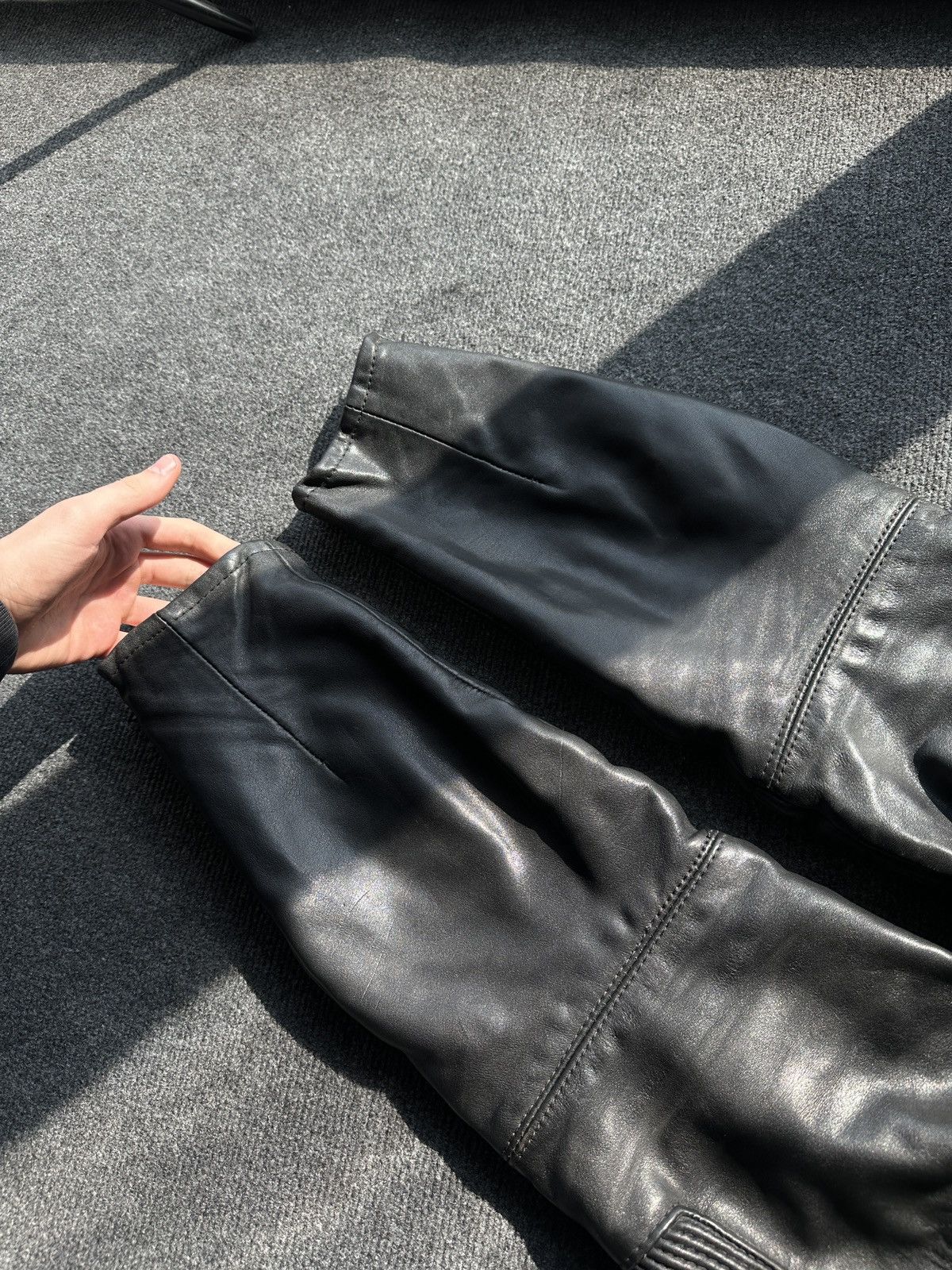 Leather 🚨Vintage leather pants motorcycles Black LUXURY Y2K Size 25" / US 0 / IT 36 - 15 Thumbnail