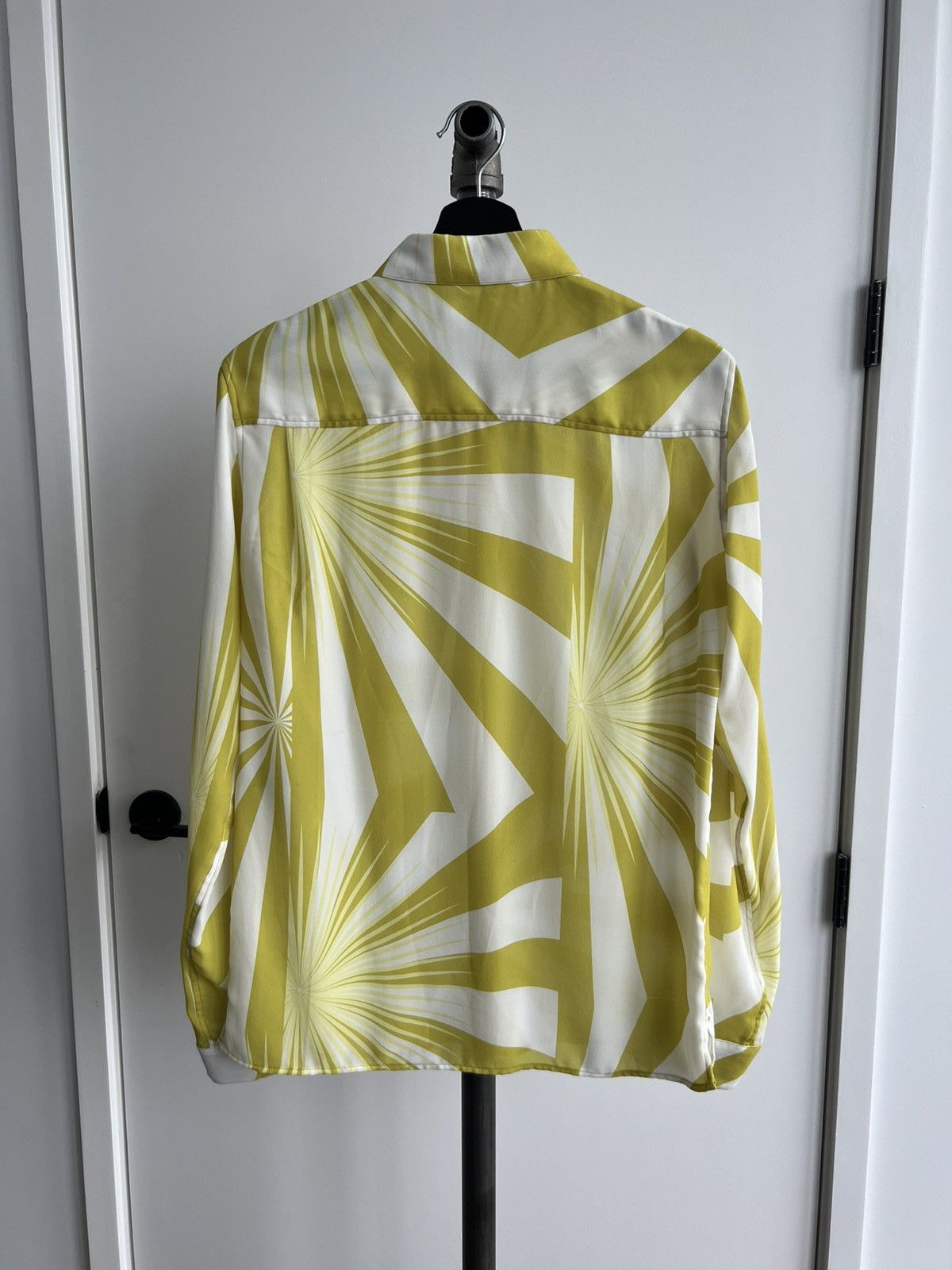 Haider Ackermann SS19 Yellow Patterned Shirt Size US S / EU 44-46 / 1 - 6 Thumbnail