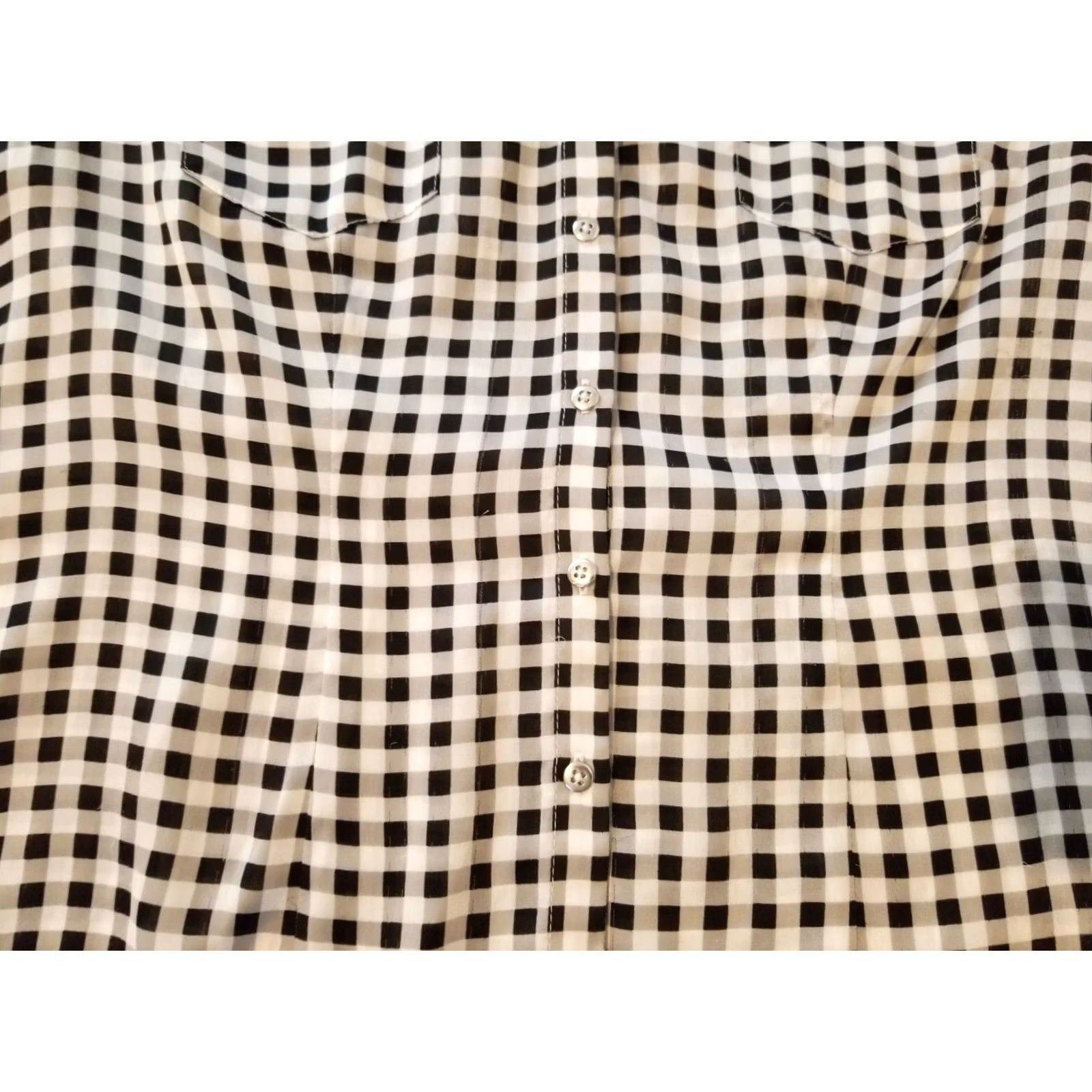 White House Black Market White House Black Market Shirt Womens 2 Dress Button Blouse Size XS / US 0-2 / IT 36-38 - 3 Thumbnail