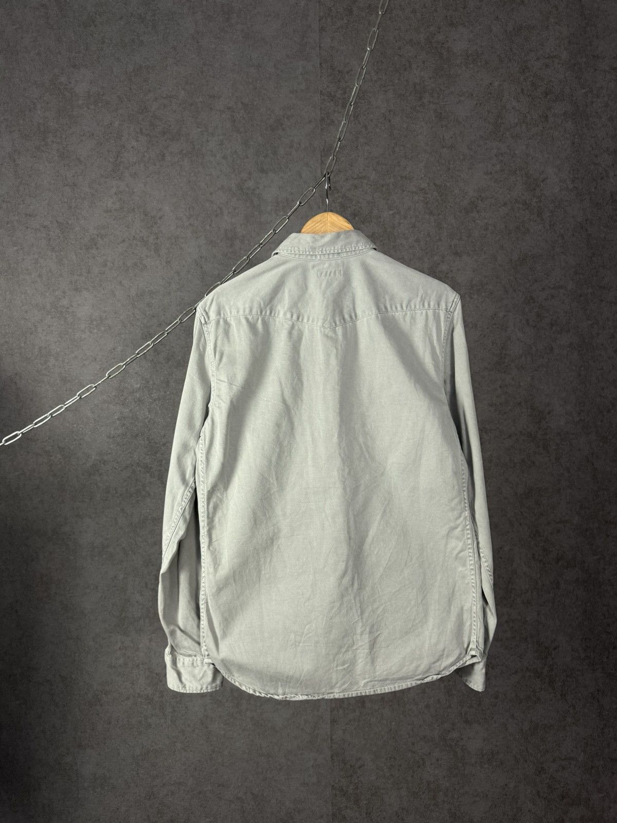 Allsaints Allsaints vintage designer pocket shirt Size US S / EU 44-46 / 1 - 5 Thumbnail