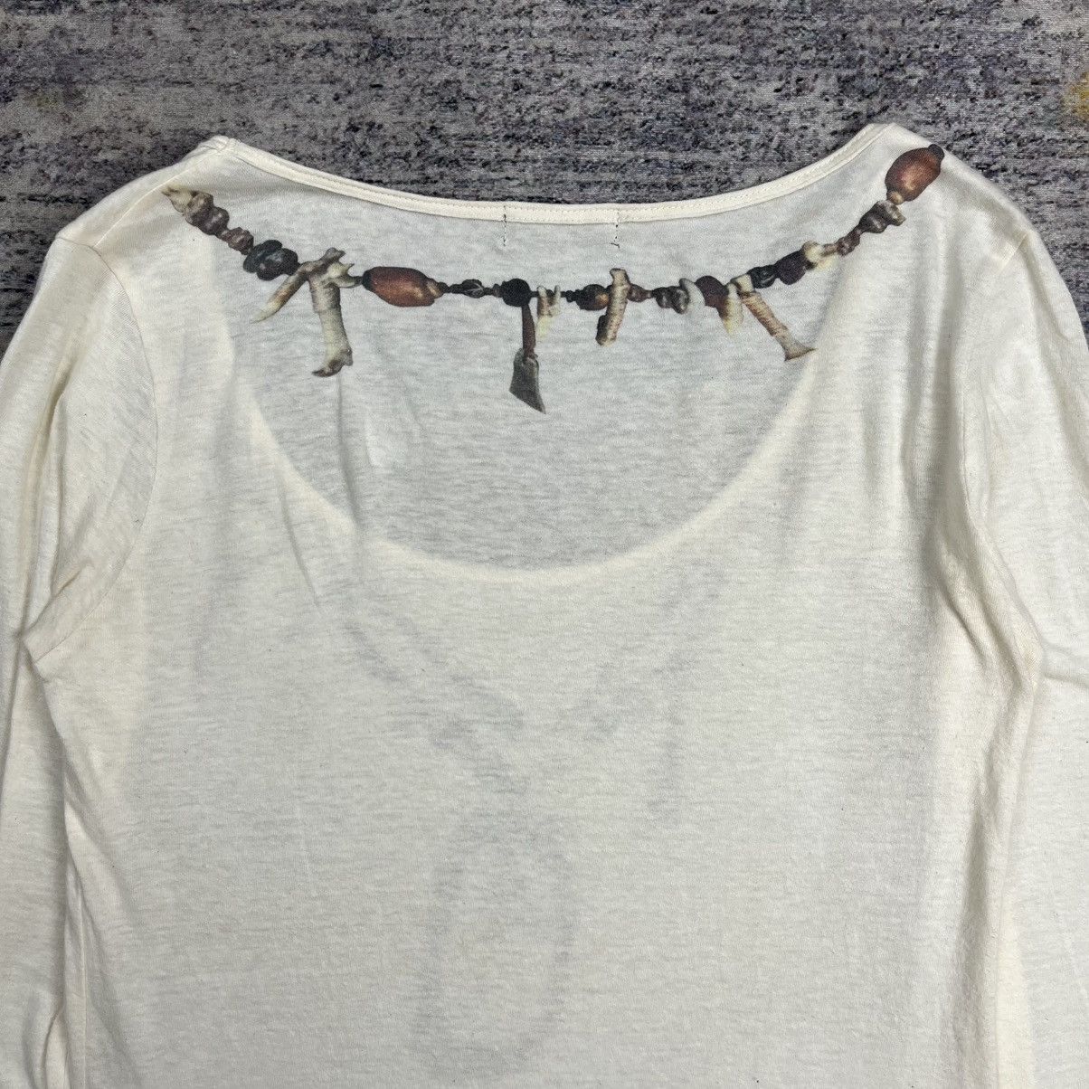 GOA Goa Bones feather necklace long sleeve shirt vkei style Size US S / EU 44-46 / 1 - 7 Thumbnail