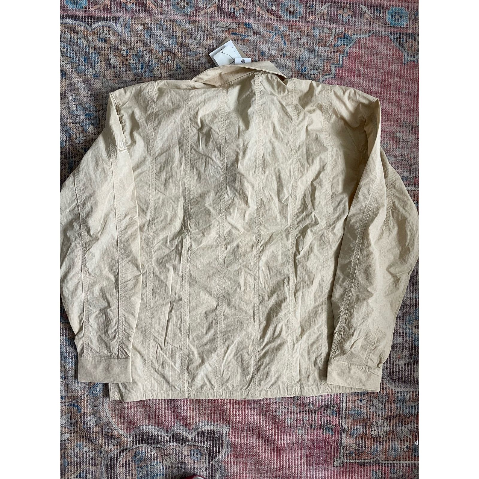 Nike NWT Tech Pack Men's Casual Button Up Shirt Tan Size Medium Size US M / EU 48-50 / 2 - 3 Thumbnail