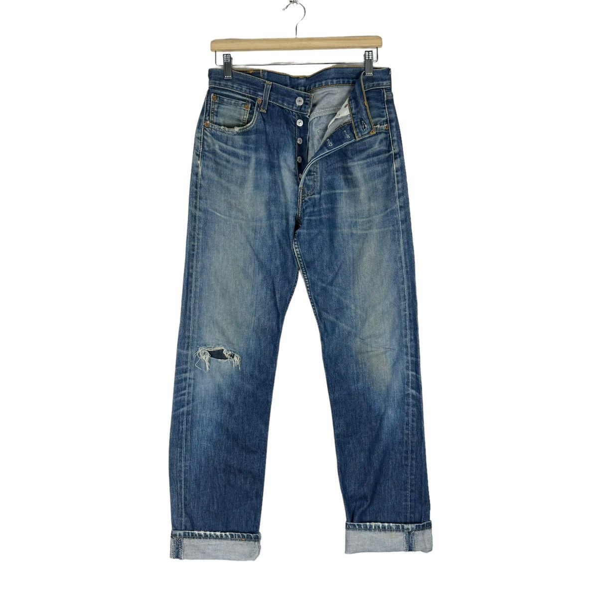 Levi's 🌟LEVIS 501 DENIM JEANS PANTS Size US 31 - 1 Thumbnail