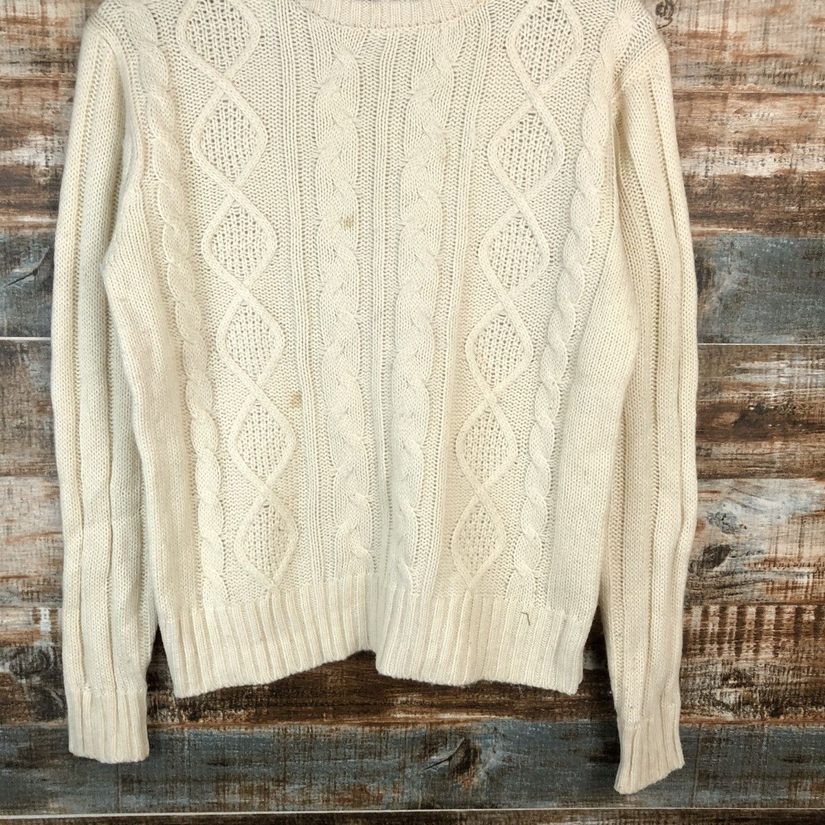 Vintage Wooders Doll White vintage Knitwear #A1623 Size M / US 6-8 / IT 42-44 - 6 Thumbnail
