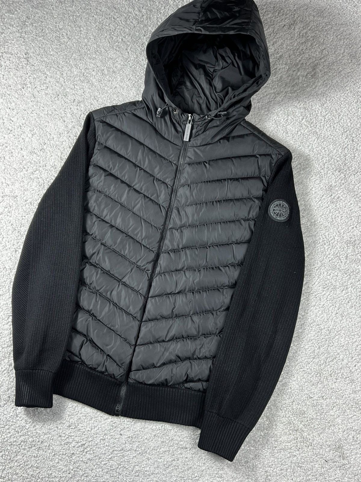 Canada Goose Canada Goose Black Black Label Hybridge Quilted Knit Jacket Size US M / EU 48-50 / 2 - 4 Thumbnail