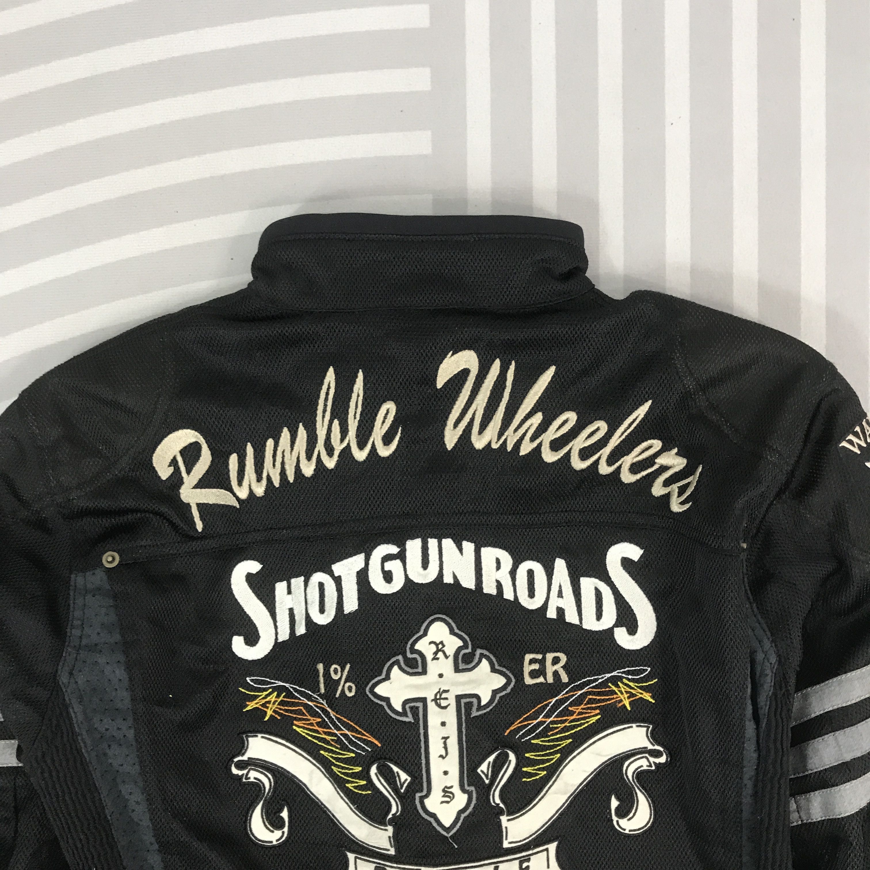 Japanese Brand × Vintage Vintage Rumble Wheelers Racing punk motorcycle Jacket Size US M / EU 48-50 / 2 - 4 Thumbnail