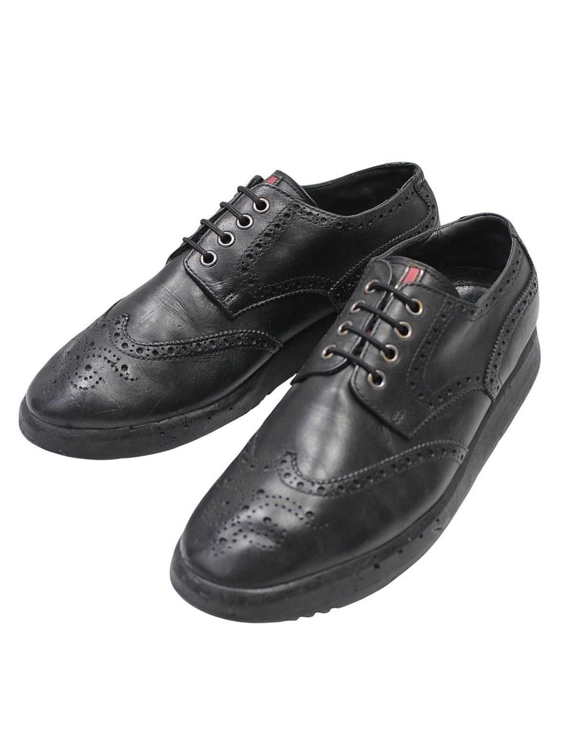 Prada 2000S PRADA PLATFORM LUG SOLE BROGUES Size US 7 / EU 40 - 5 Thumbnail