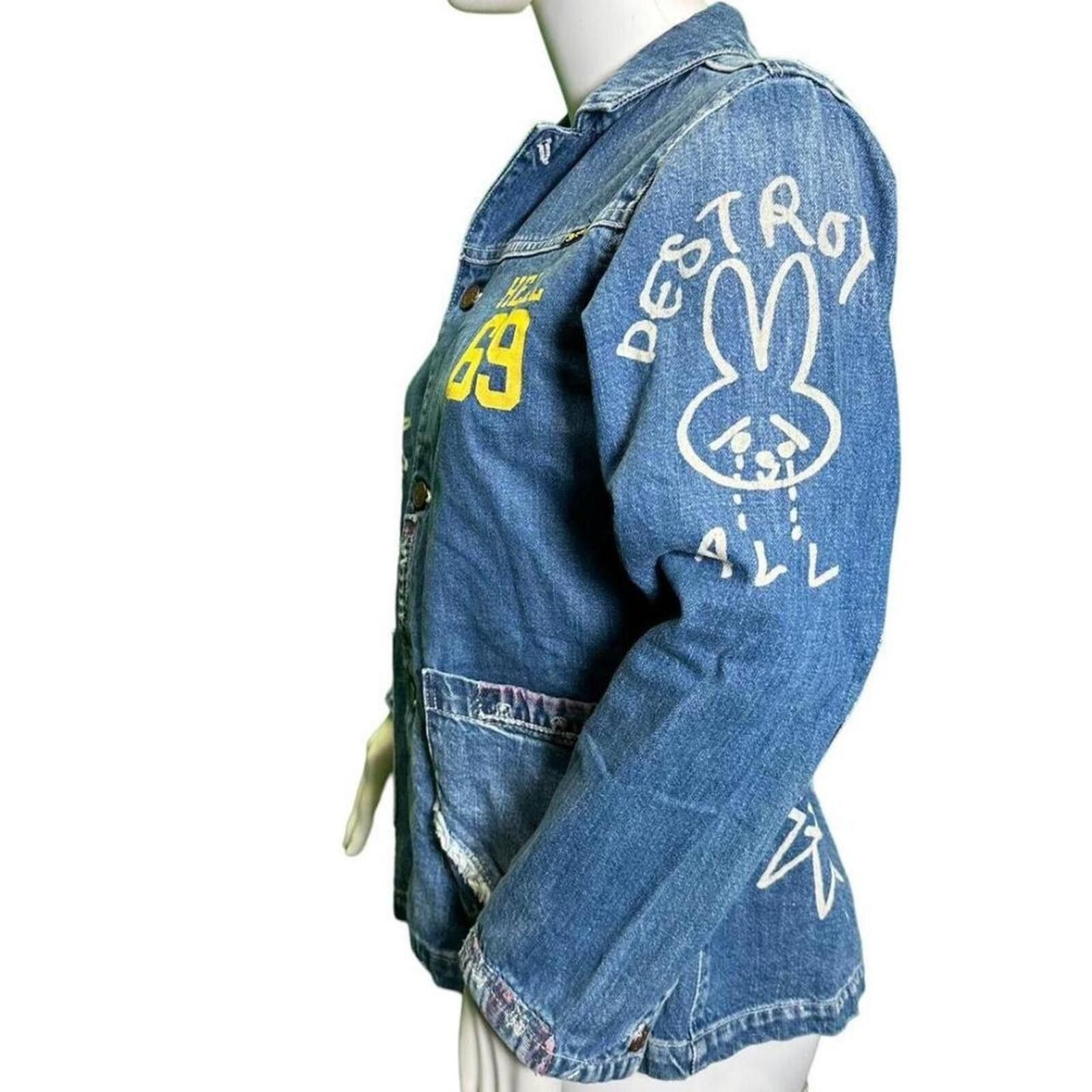 Hysteric Glamour Hysteric Glamour Blue denim JAcket Size S / US 4 / IT 40 - 4 Thumbnail