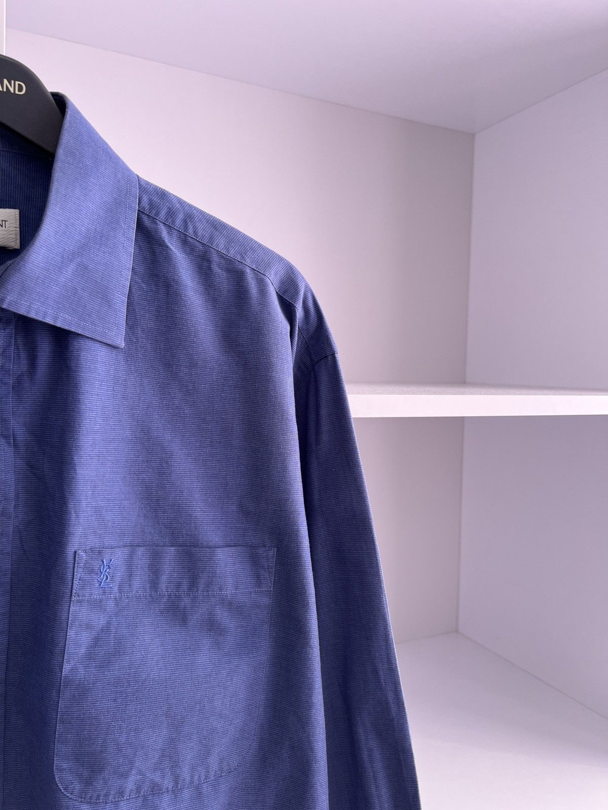 Vintage × Yves Saint Laurent Vintage Yves Saint Laurent Button up Luxury Shirt Size US M / EU 48-50 / 2 - 6 Thumbnail