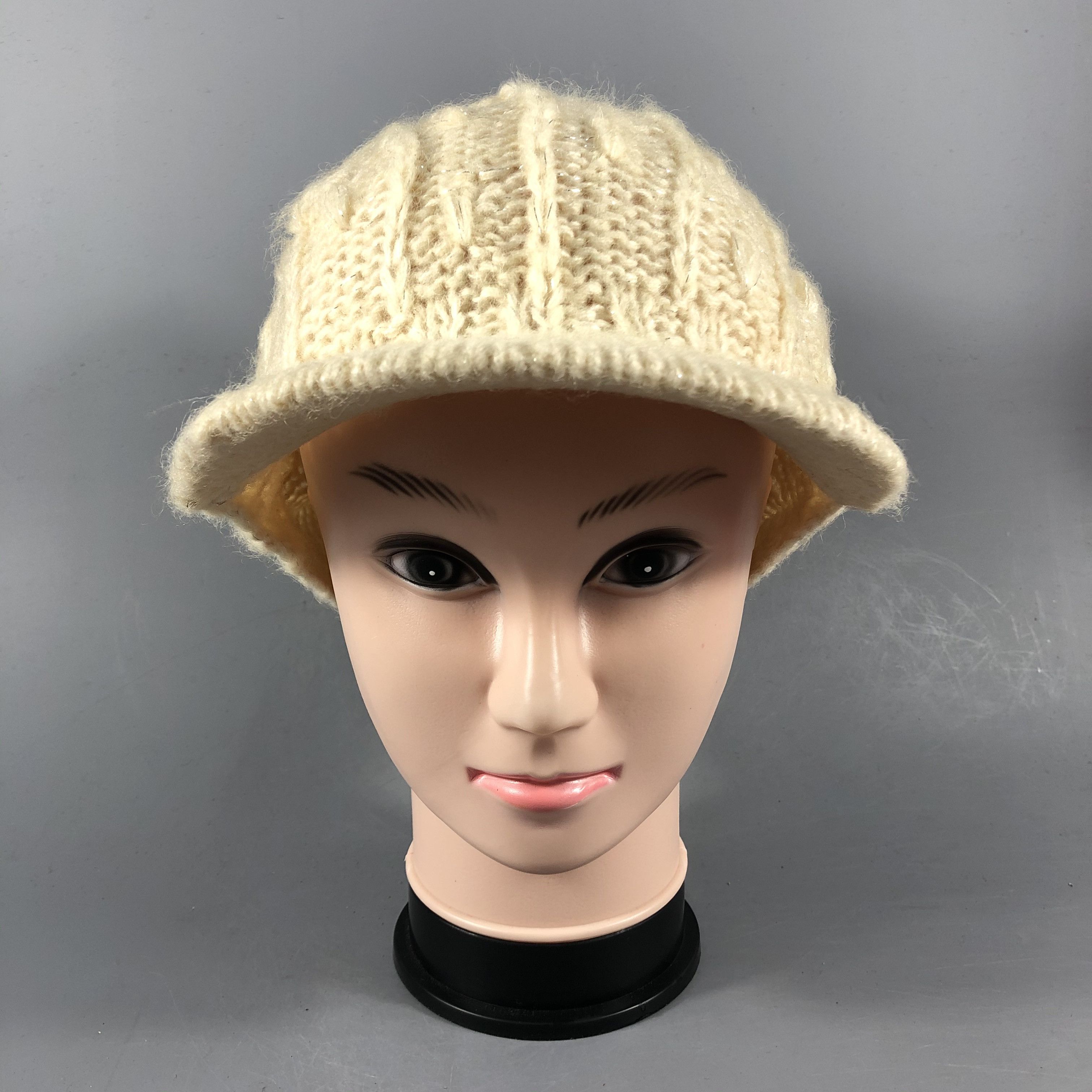 Playboy Playboy Hat Crochet Slouchy Knitted Caps Size ONE SIZE - 1 Thumbnail