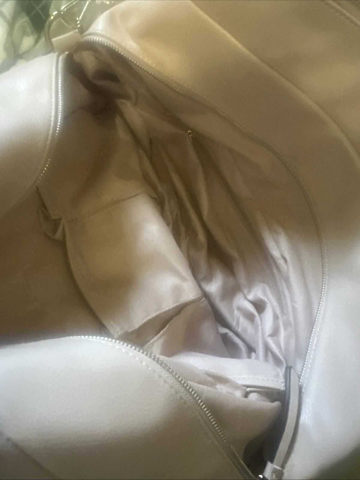 The Unbranded Brand Like Oversized Purse Beige Satchel Size ONE SIZE - 6 Thumbnail