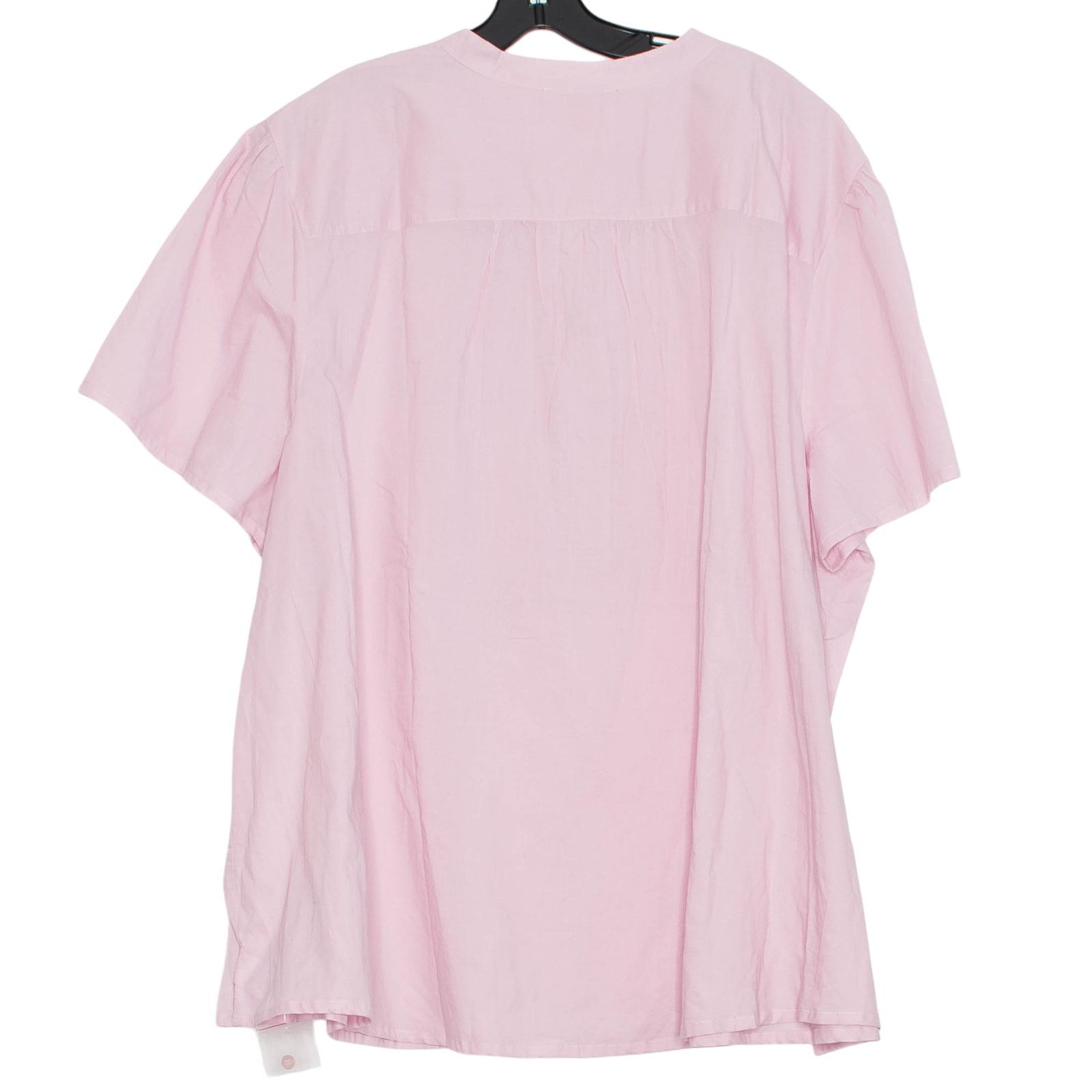 Other NEW Woman Within Top Plus Size 3X Pink Pintuck Lightweight Size 3XL / US 20-22 - 3 Thumbnail