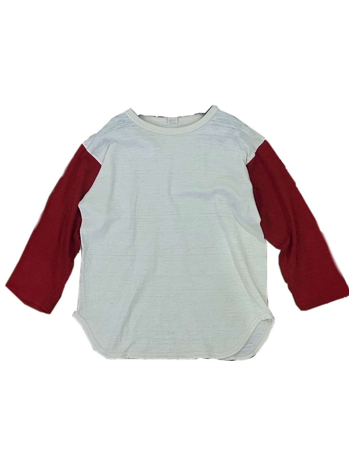 Japanese Brand × Vintage × Warehouse Long sleeved cuffed under elbow warehouse tshirt Size US S / EU 44-46 / 1 - 1 Thumbnail