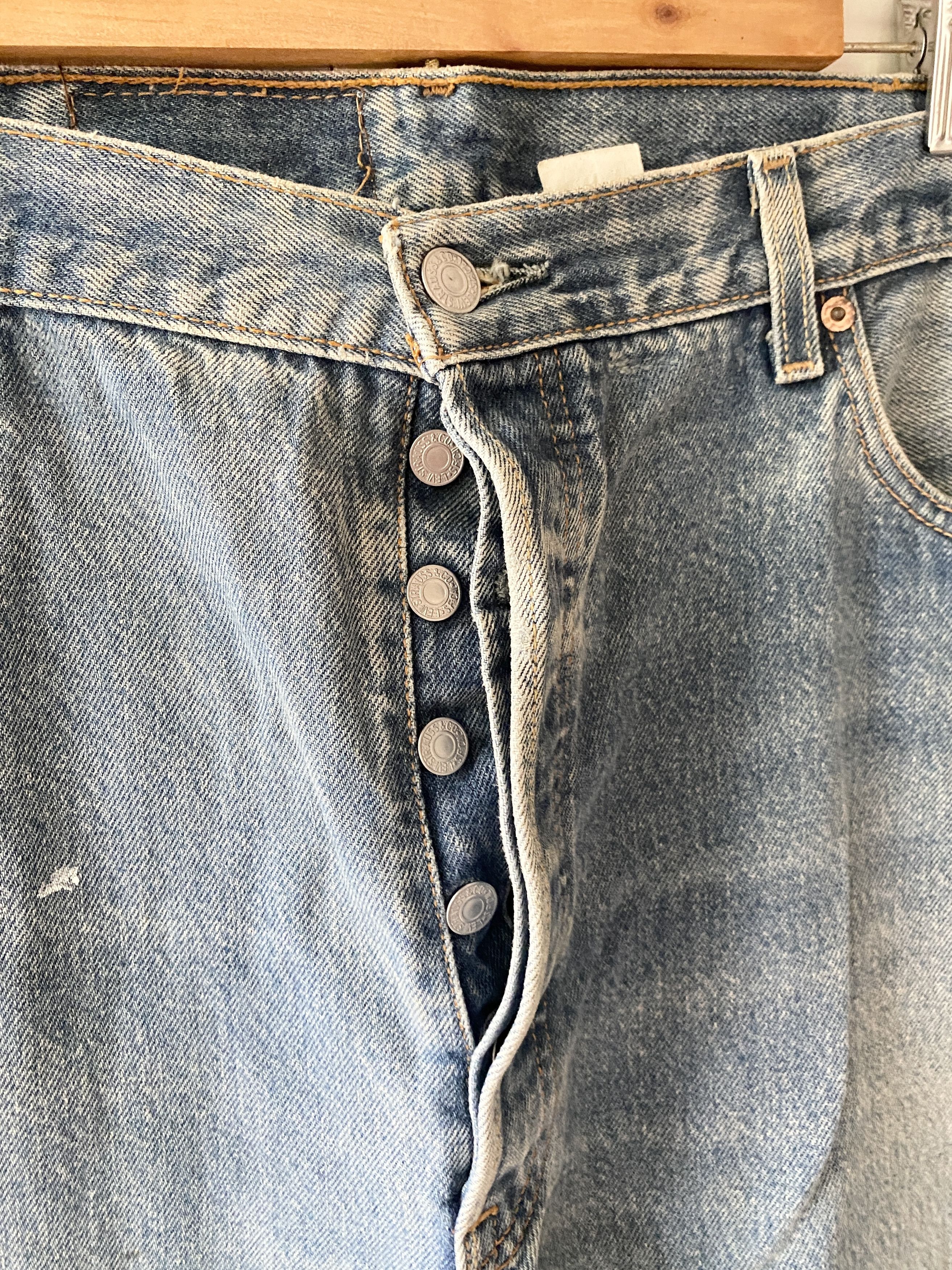Levi's VINTAGE LEVIS 501 X CAMO JEANS Size US 40 / EU 56 - 4 Thumbnail