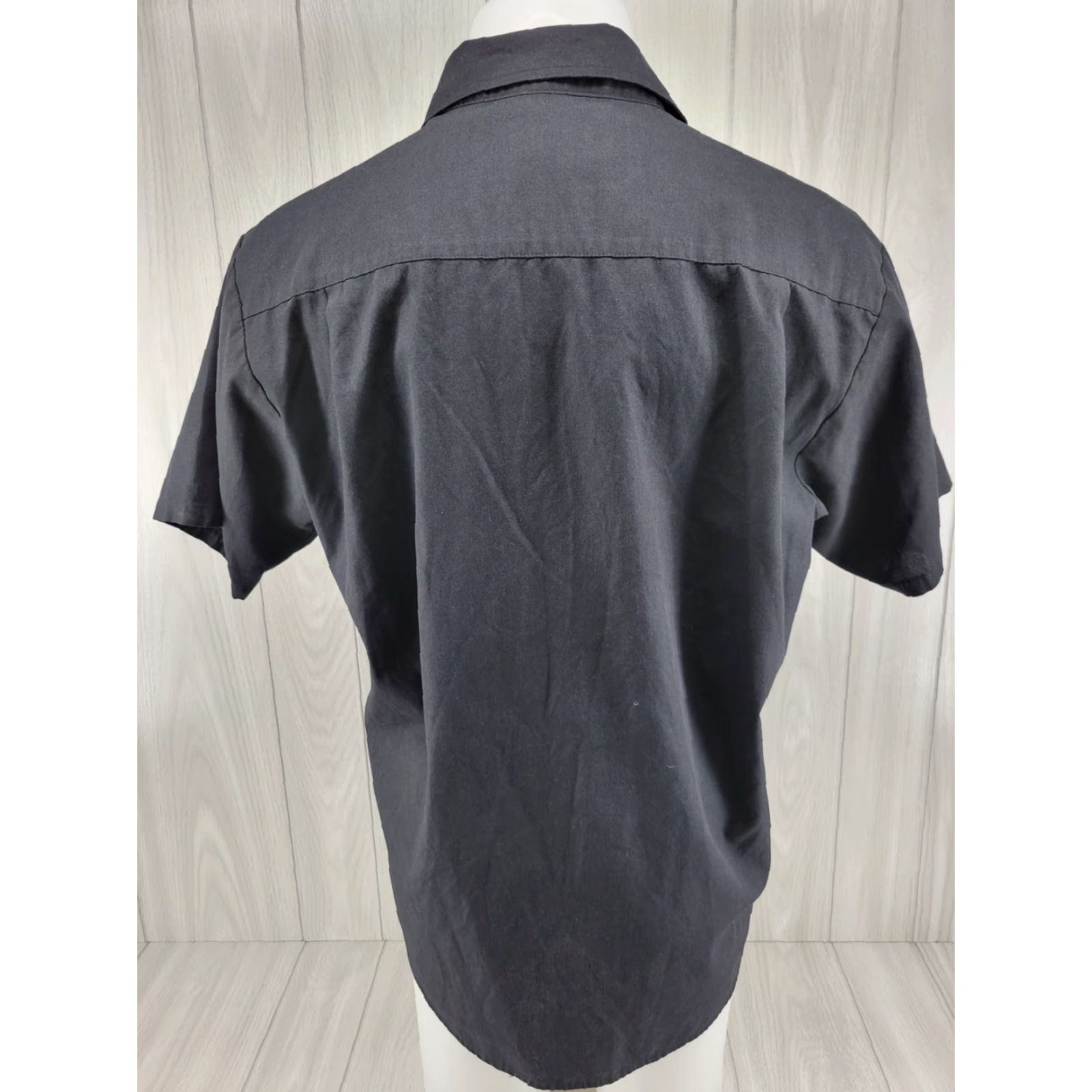 Vintage Goolsby Customs Work Shirt Mens Large Black Shirt Short Sleeve Mens L Black Goolsby Customs Work Shirt Size US L / EU 52-54 / 3 - 6 Thumbnail