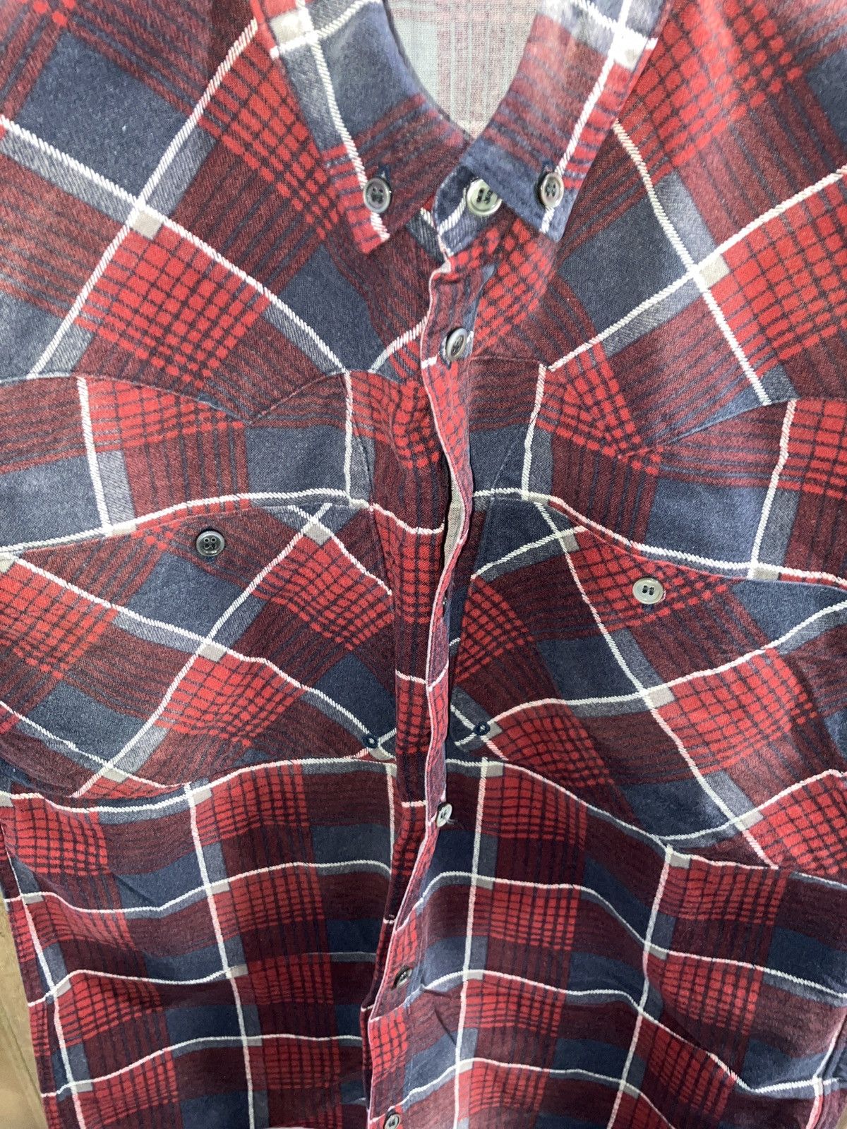 Undercover Undercoverism SS2012 “open strings” plaid shirt Size US L / EU 52-54 / 3 - 2 Thumbnail